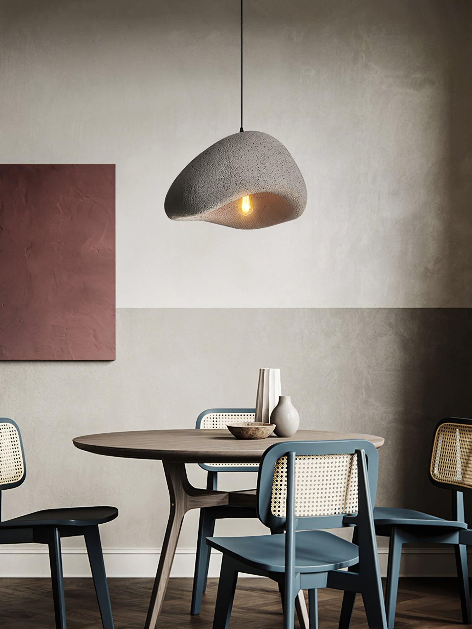 Pendant Lamp Organic Curved Shade Soft Texture Modern Artistic - Neutralighting