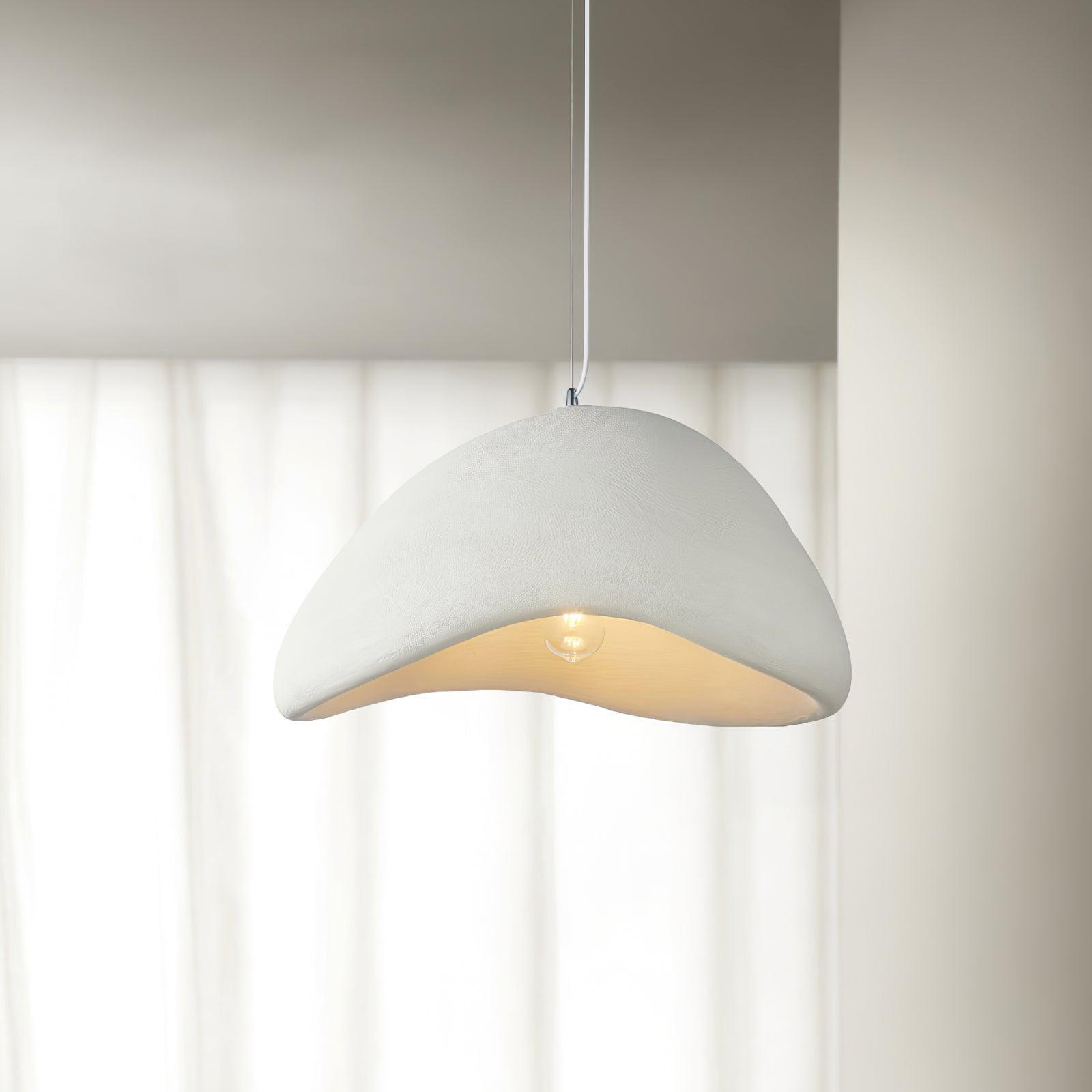 Pendant Lamp Organic Curved Shade Soft Texture Modern Artistic - Neutralighting