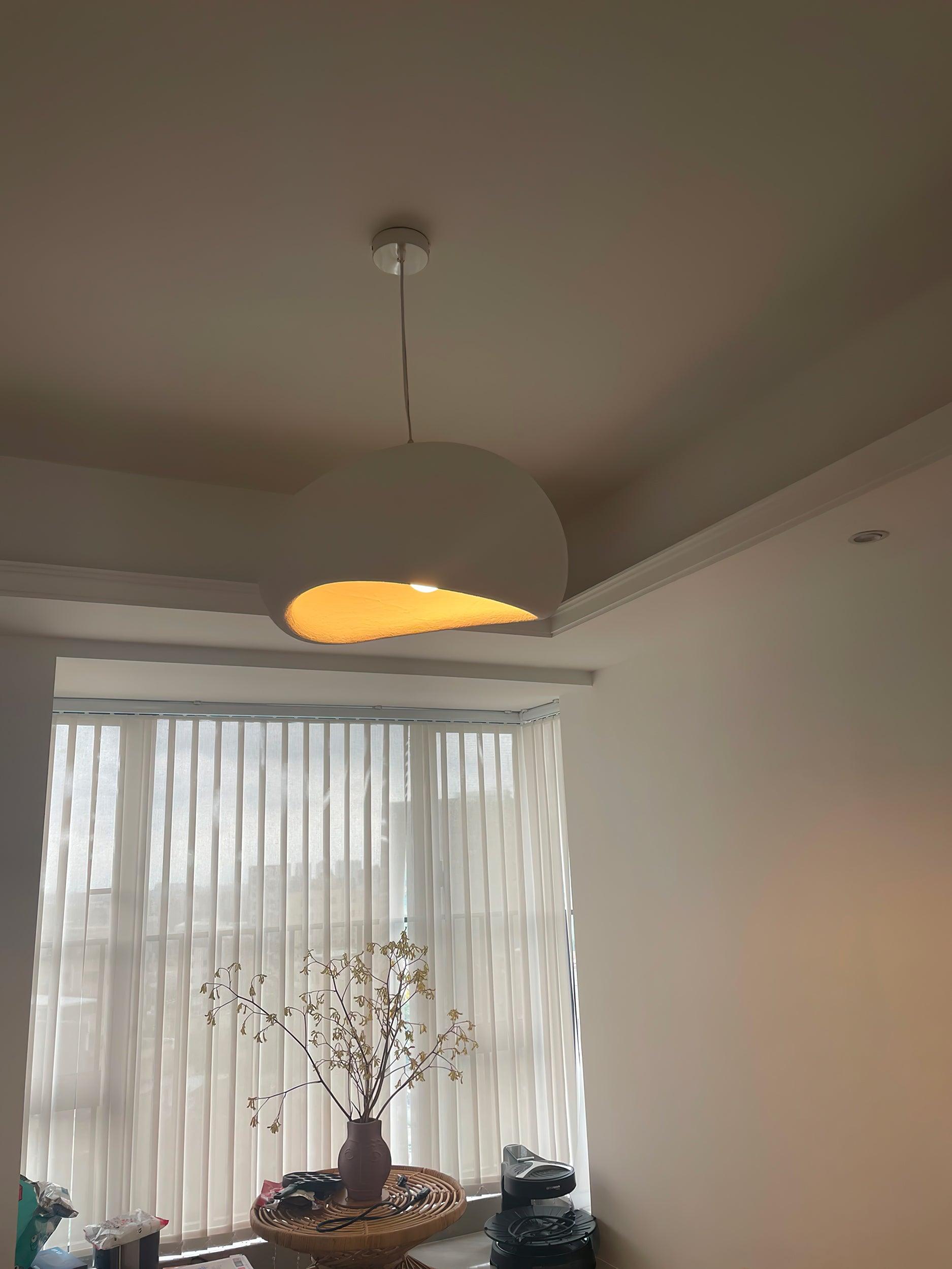 Pendant Lamp Organic Curved Shade Soft Texture Modern Artistic - Neutralighting