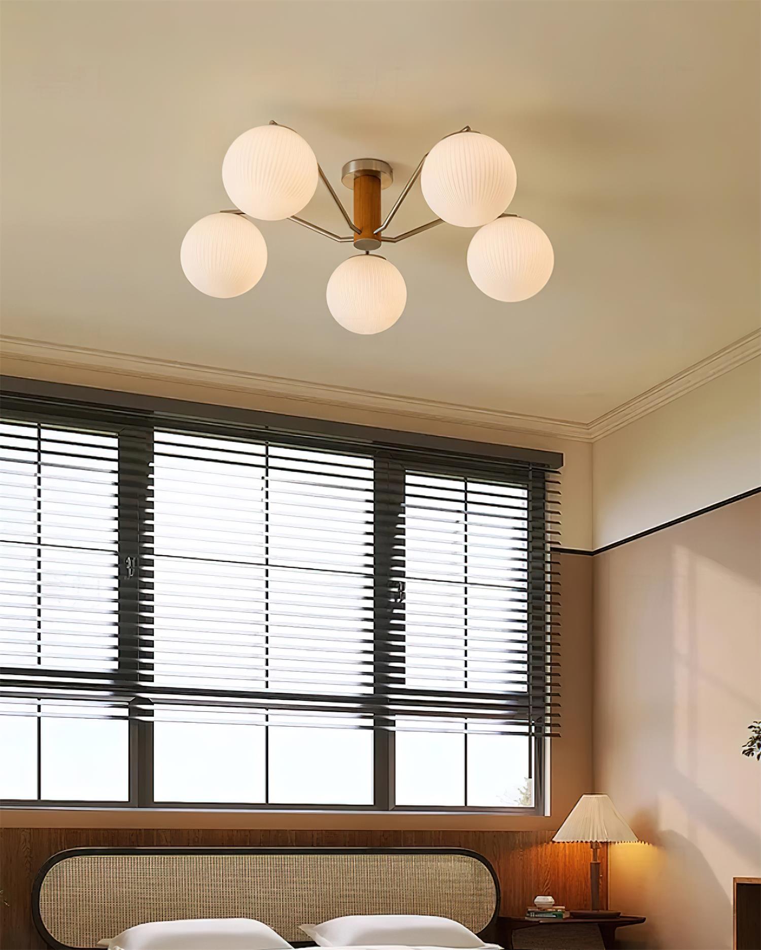 Ceiling Light LED/Incandescent Globe Flush Mount for Living Room - Neutralighting