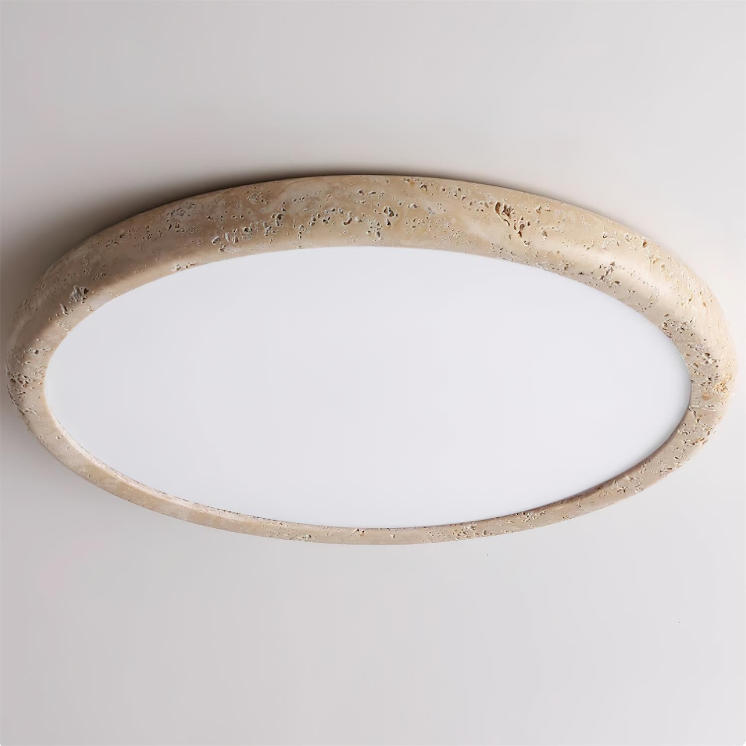 Lunaro Travertine Ceiling Light - Neutralighting