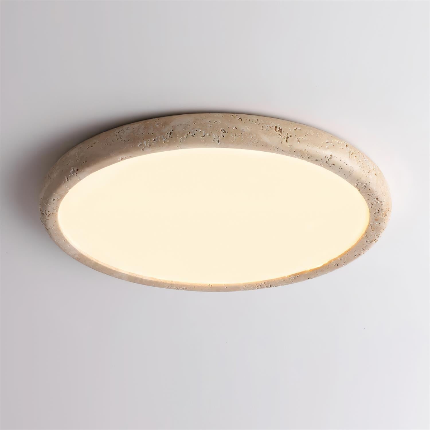 Lunaro Travertine Ceiling Light - Neutralighting