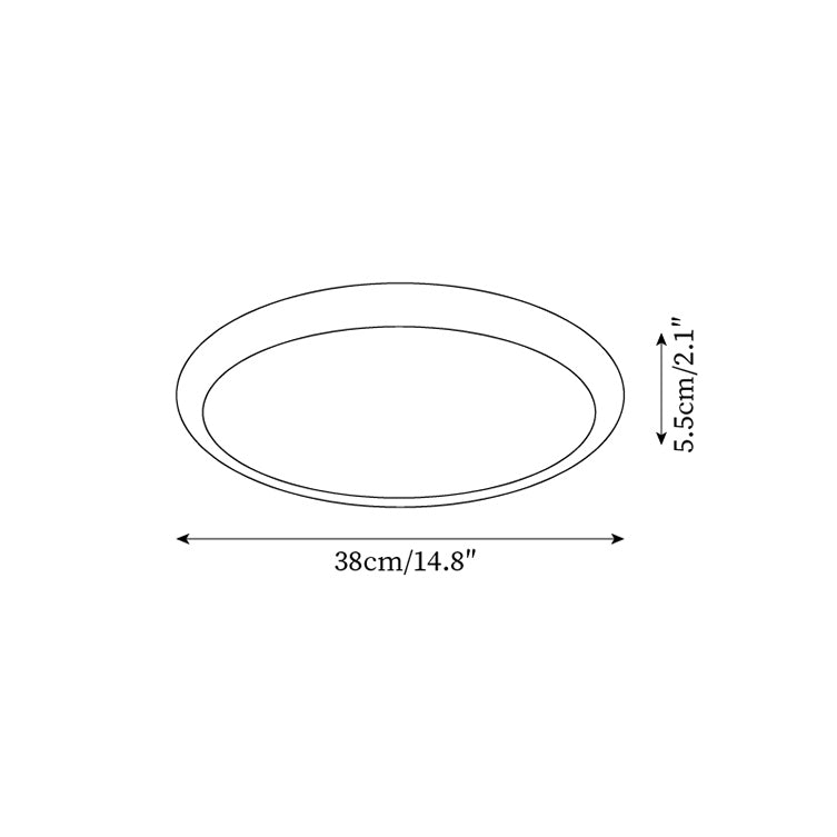 Lunaro Travertine Ceiling Light - Neutralighting