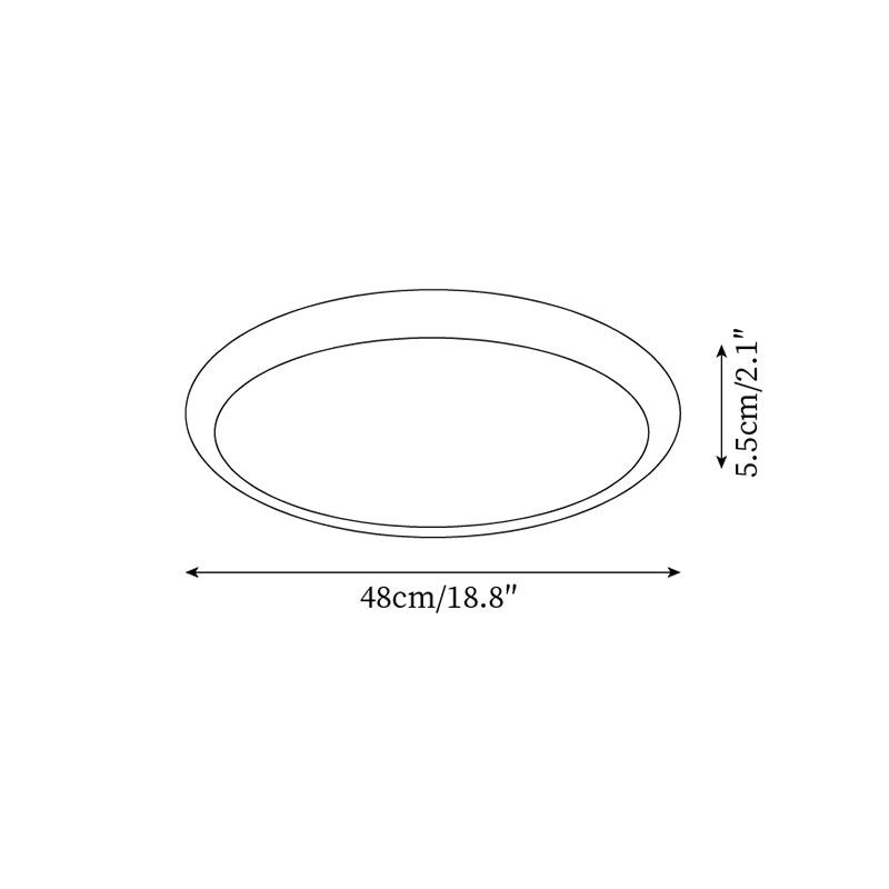 Lunaro Travertine Ceiling Light - Neutralighting