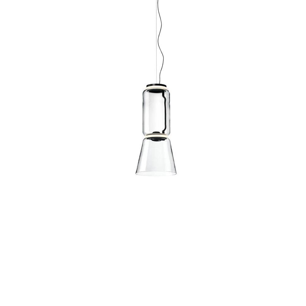 Virelo Stacked Glass Cylinder Pendant Light - Neutralighting