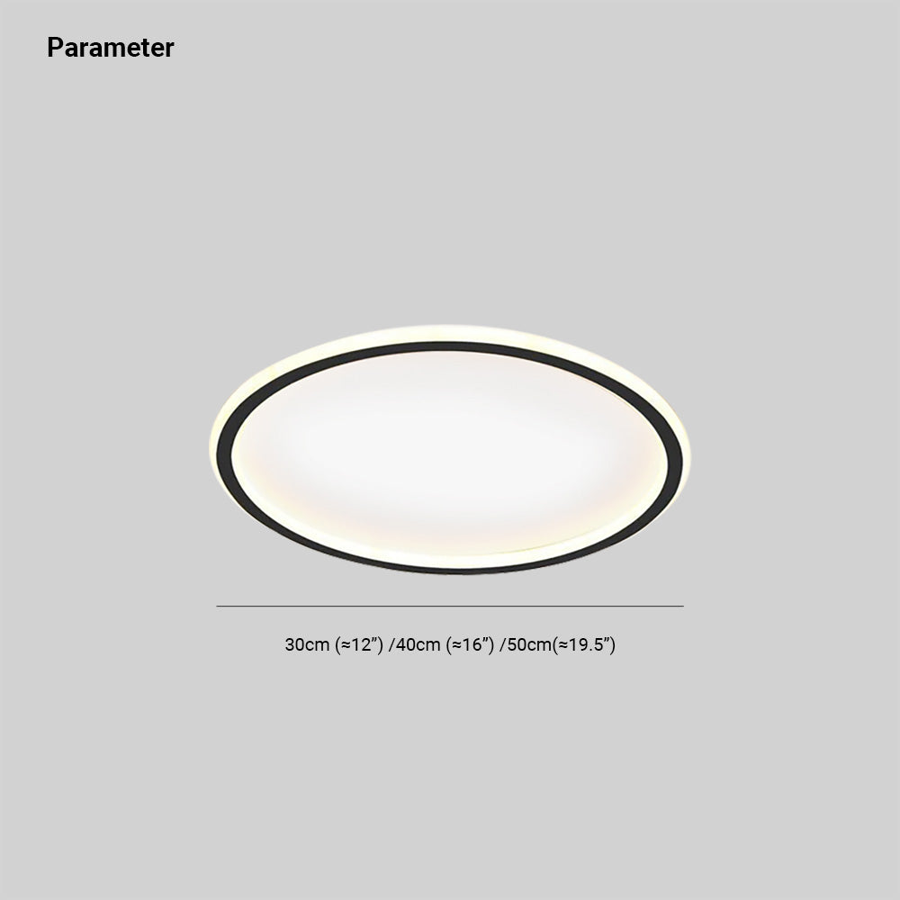 Quasso Flush Mount Ceiling Light Modern LED Round - Neutralighting