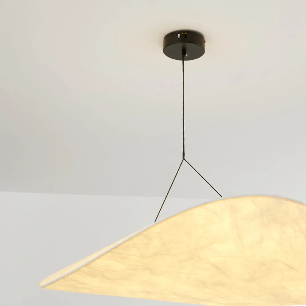 Ritta Vintage Art Deco Pendant Light Metal Silk White Living Room/Hall/Art Gallery - Neutralighting
