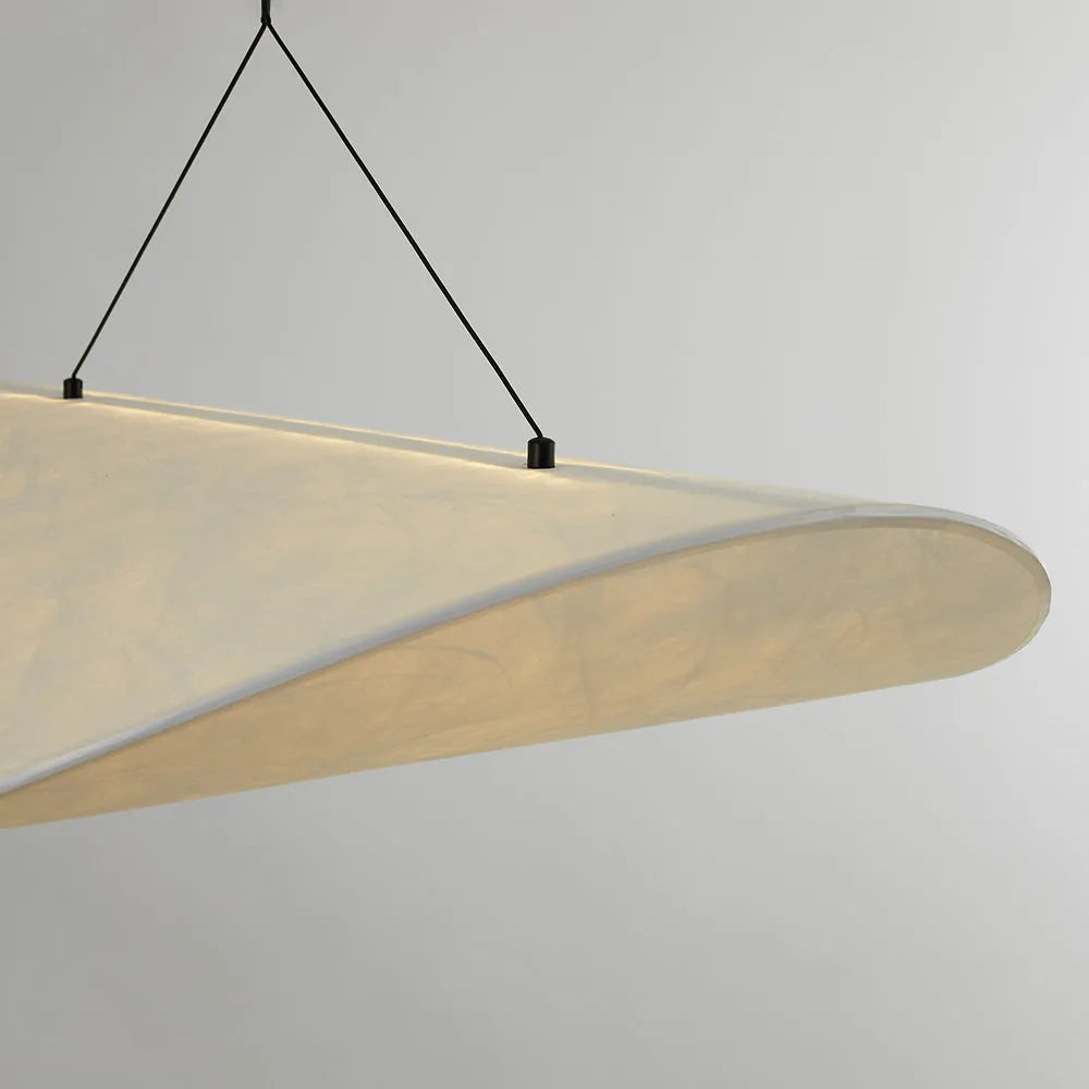 Ritta Vintage Art Deco Pendant Light Metal Silk White Living Room/Hall/Art Gallery - Neutralighting