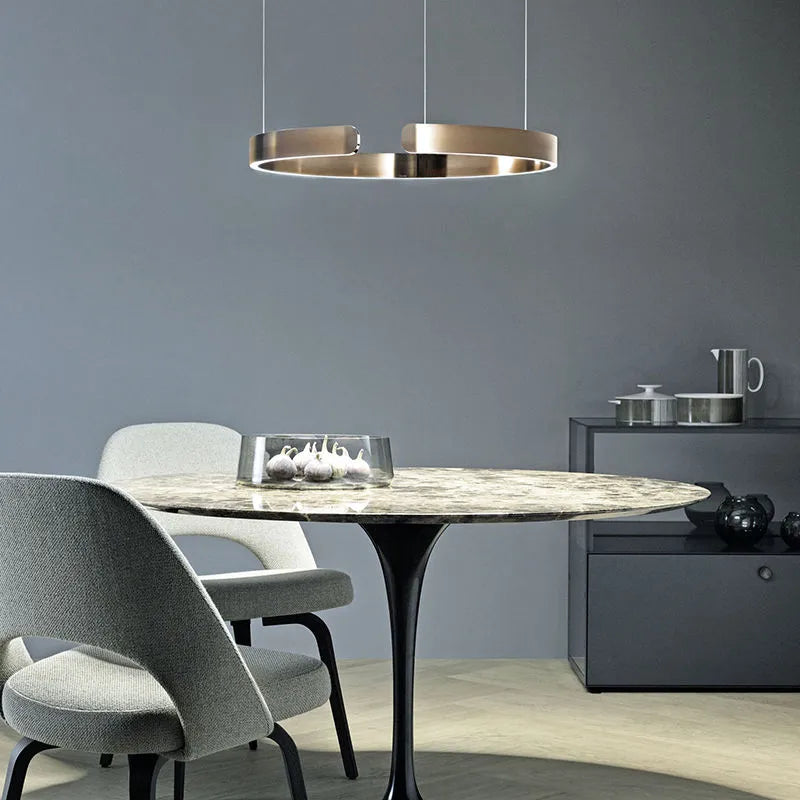 Arisha Luxury Minimalist LED Ring Pendant Light - Neutralighting