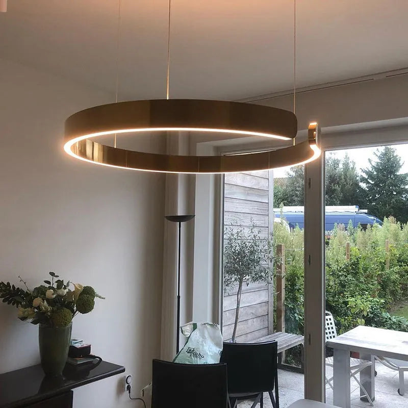 Arisha Luxury Minimalist LED Ring Pendant Light - Neutralighting