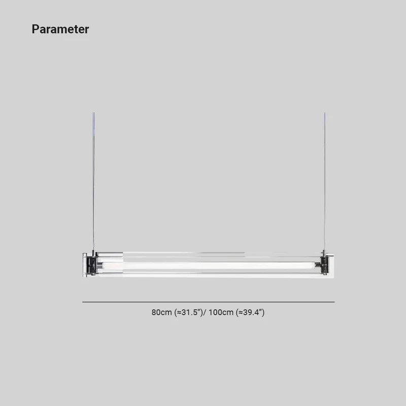 Arisha Minimalist Linear Metal Pendant Light,White - Neutralighting