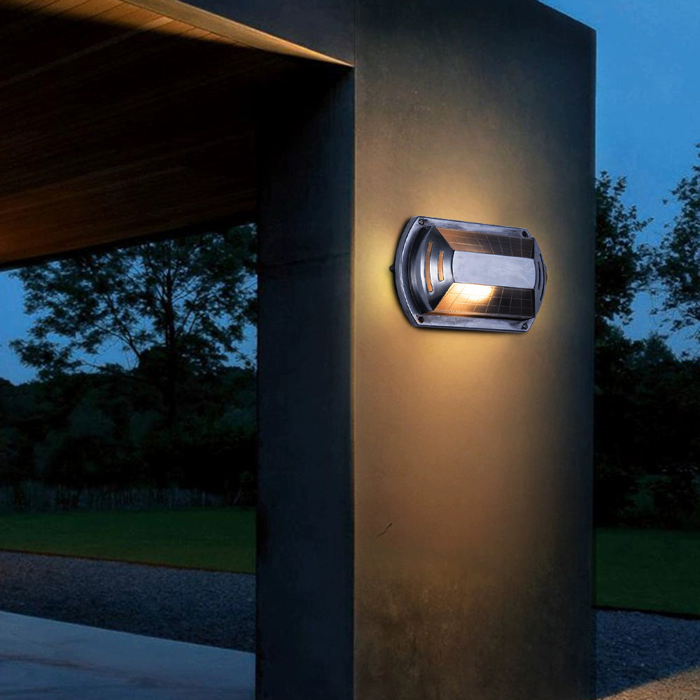 Wyre Wall Lamp Geometric Modern Metal Glass Outdoor - Neutralighting