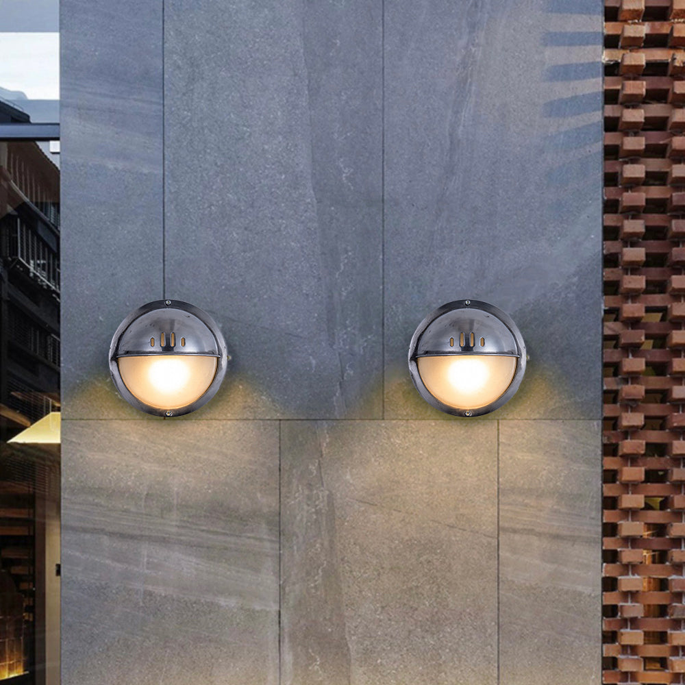 Wyre Wall Lamp Geometric Modern Metal Glass Outdoor - Neutralighting