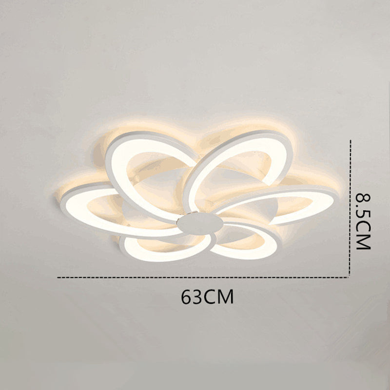 Arisha Flower Shape Ceiling Light White , 2 Style - Neutralighting