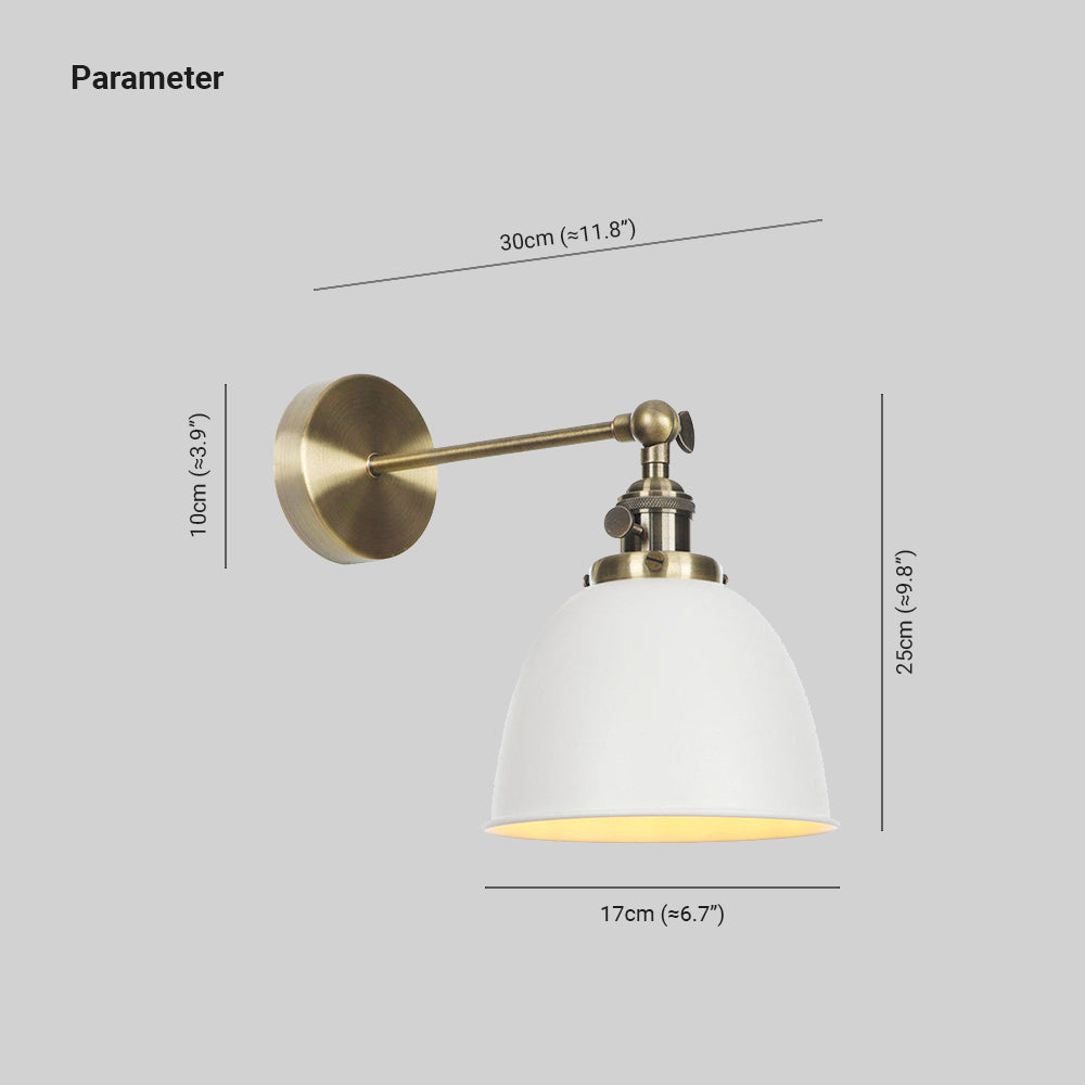 Epoch Hanging Wall Lamp Retro/Vintage, Metal/LED, Black/White/Gray, Bedroom - Neutralighting