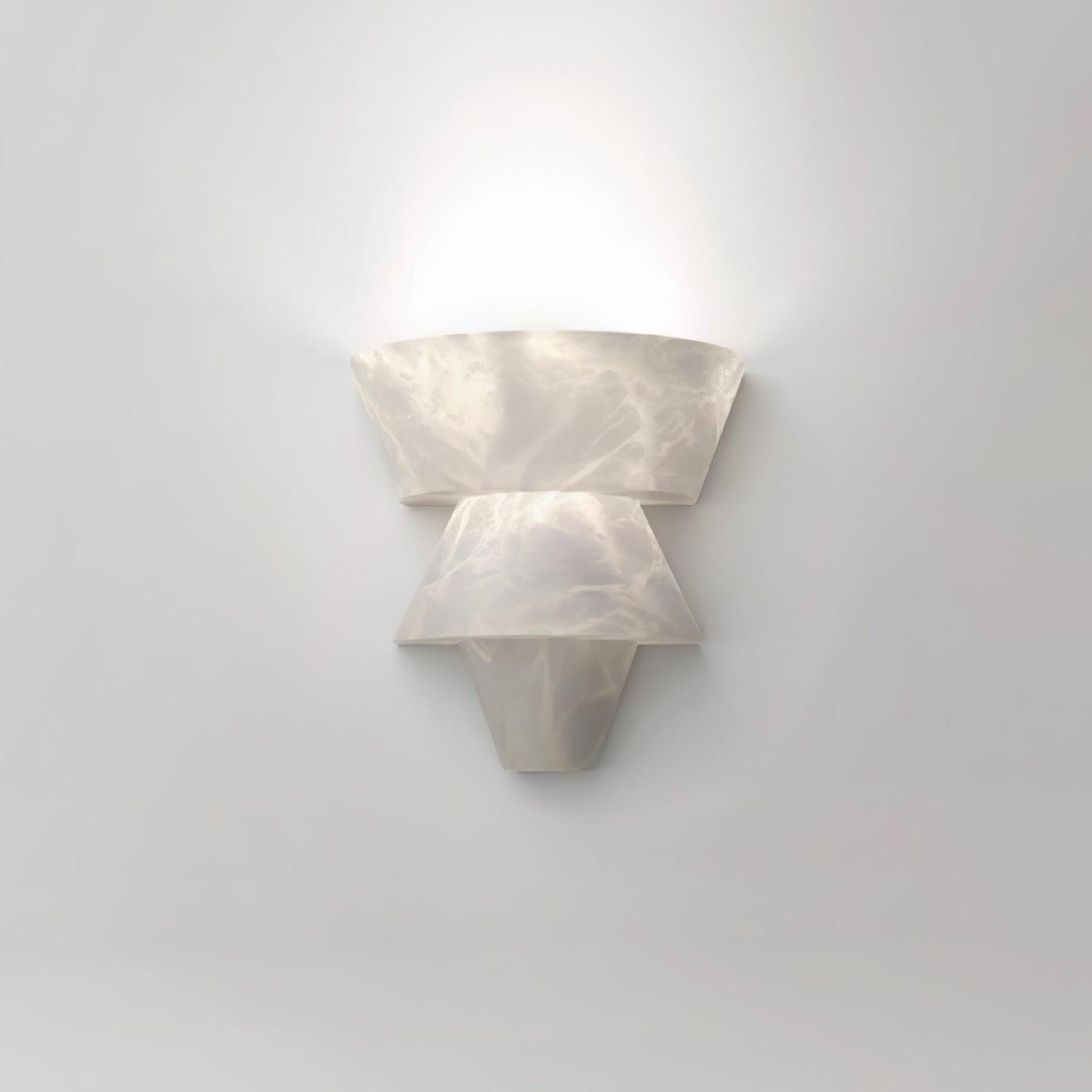 Vyloren Tiered Alabaster Wall Light - Neutralighting