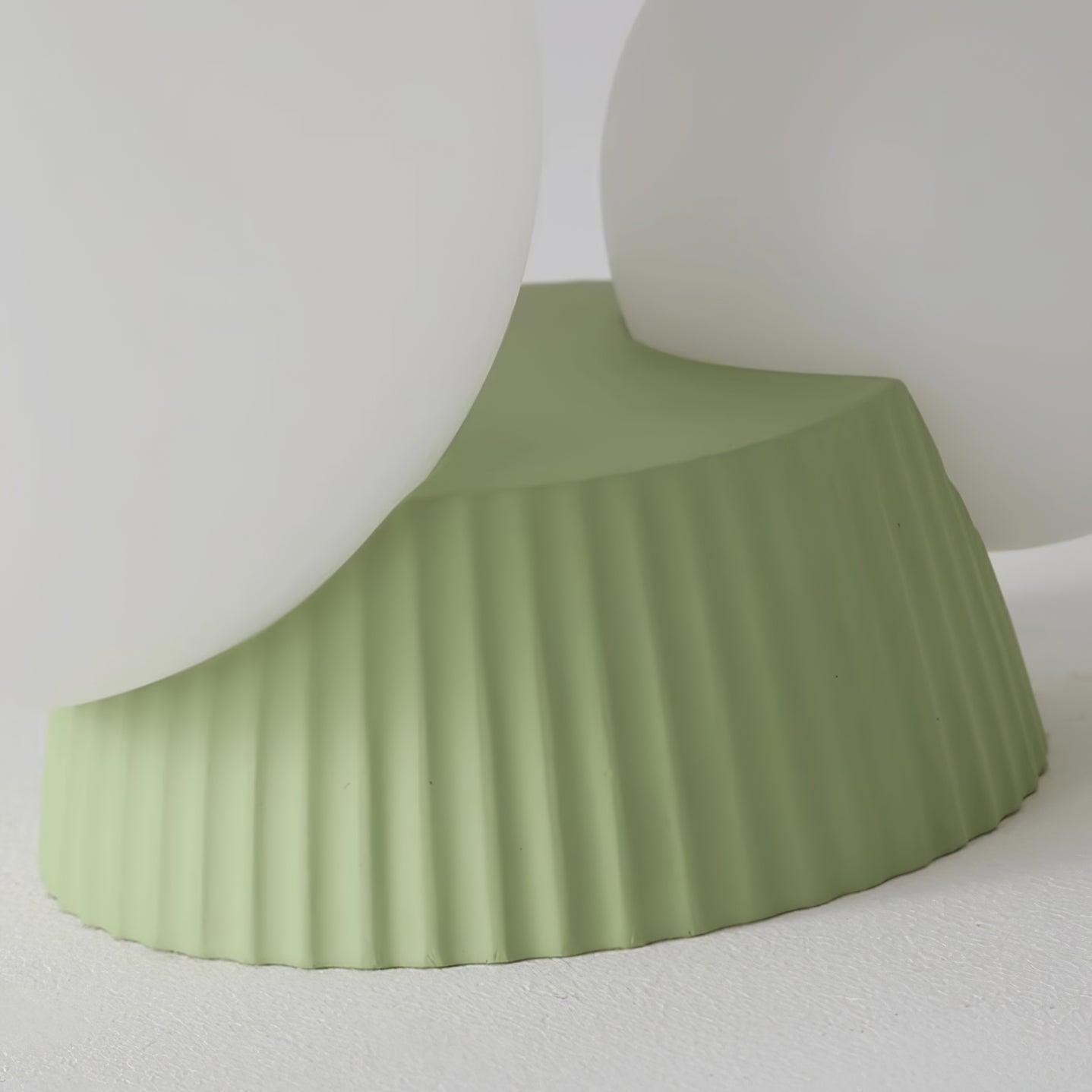 Ceiling Light Playful Asymmetry with Dual Frosted Glass Globes - Neutralighting