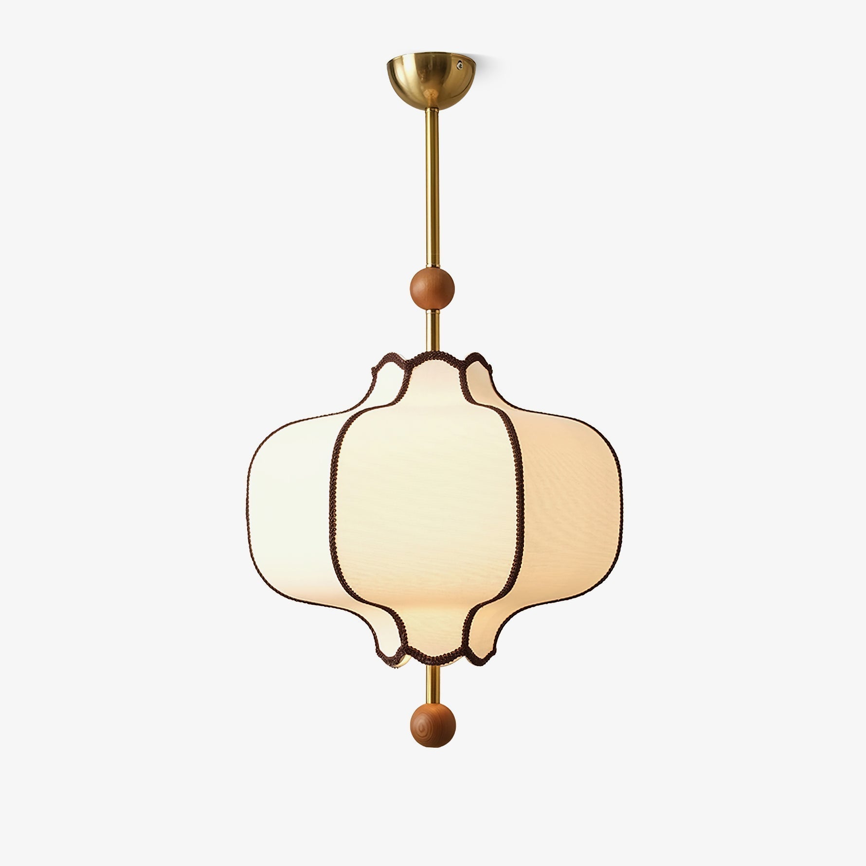 Aura Pendant Light Lantern Fabric - Neutralighting