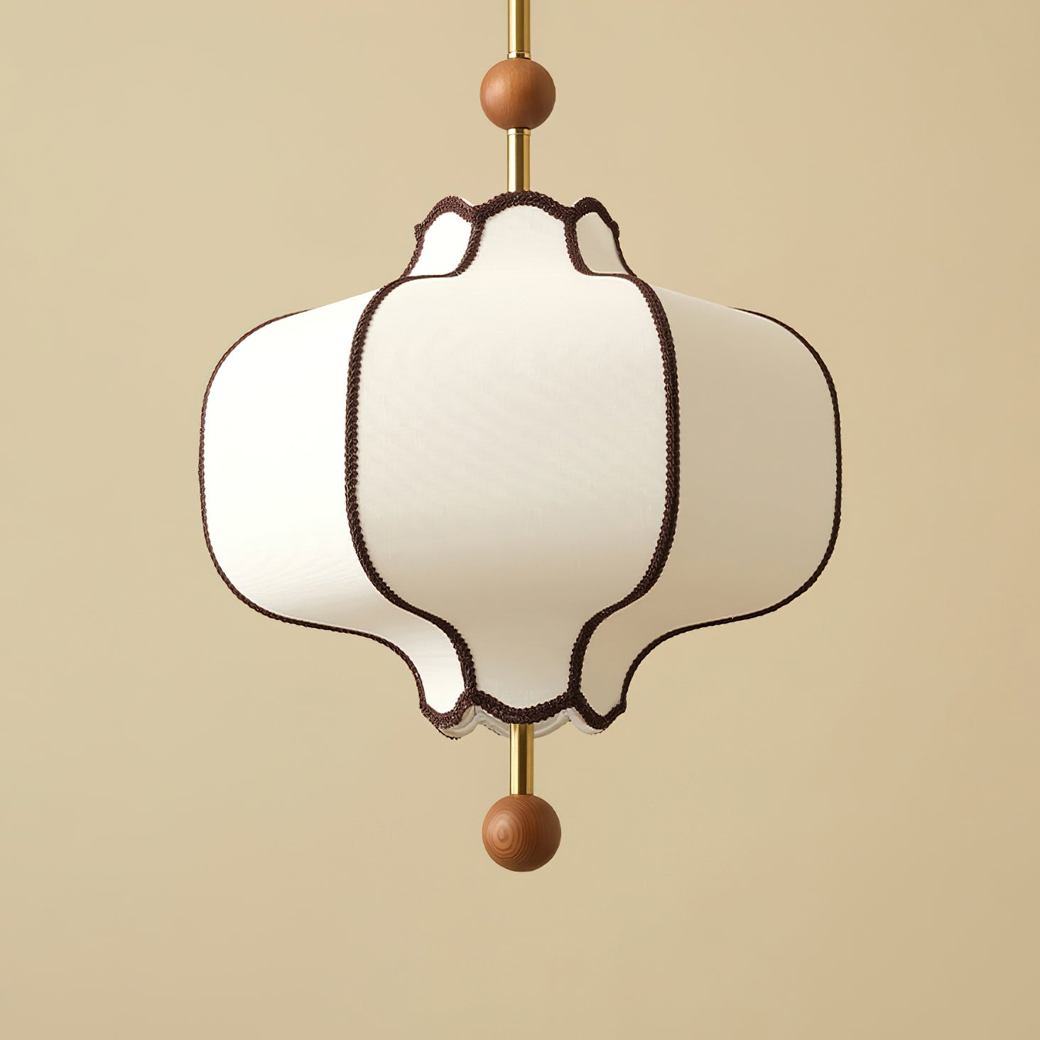 Aura Pendant Light Lantern Fabric - Neutralighting