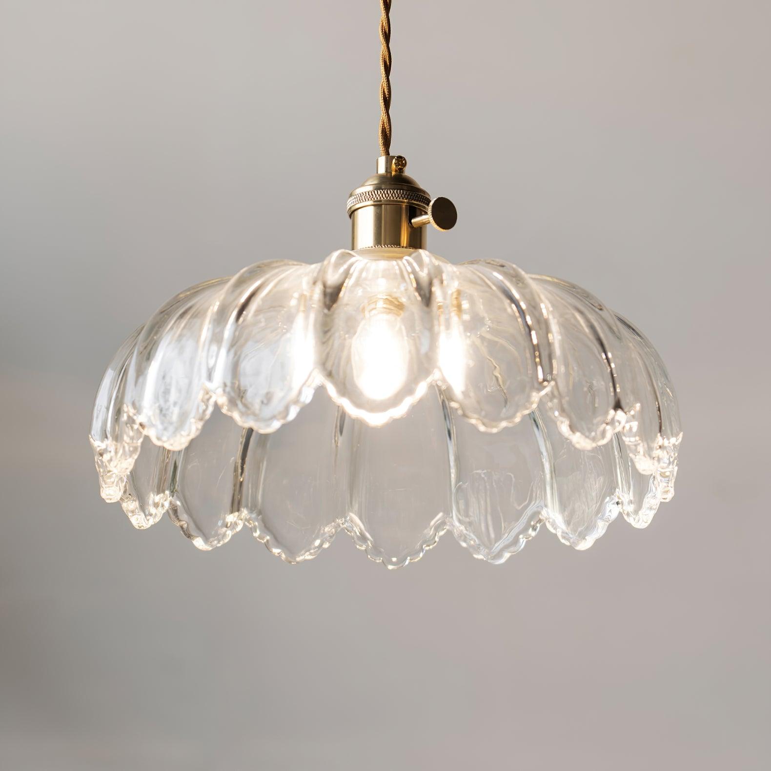 Limea Green Glass Flower Pendant Light - Neutralighting