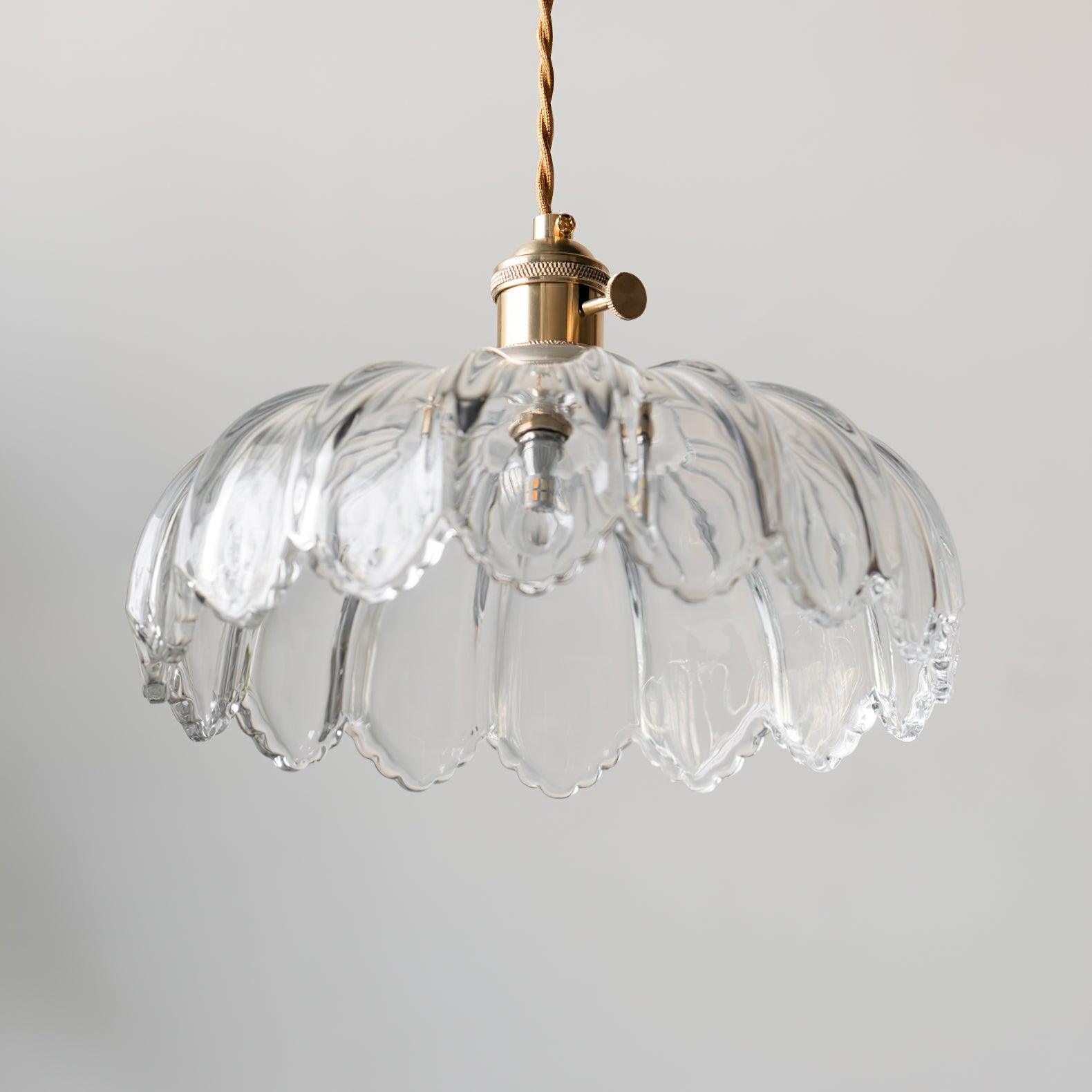 Limea Green Glass Flower Pendant Light - Neutralighting