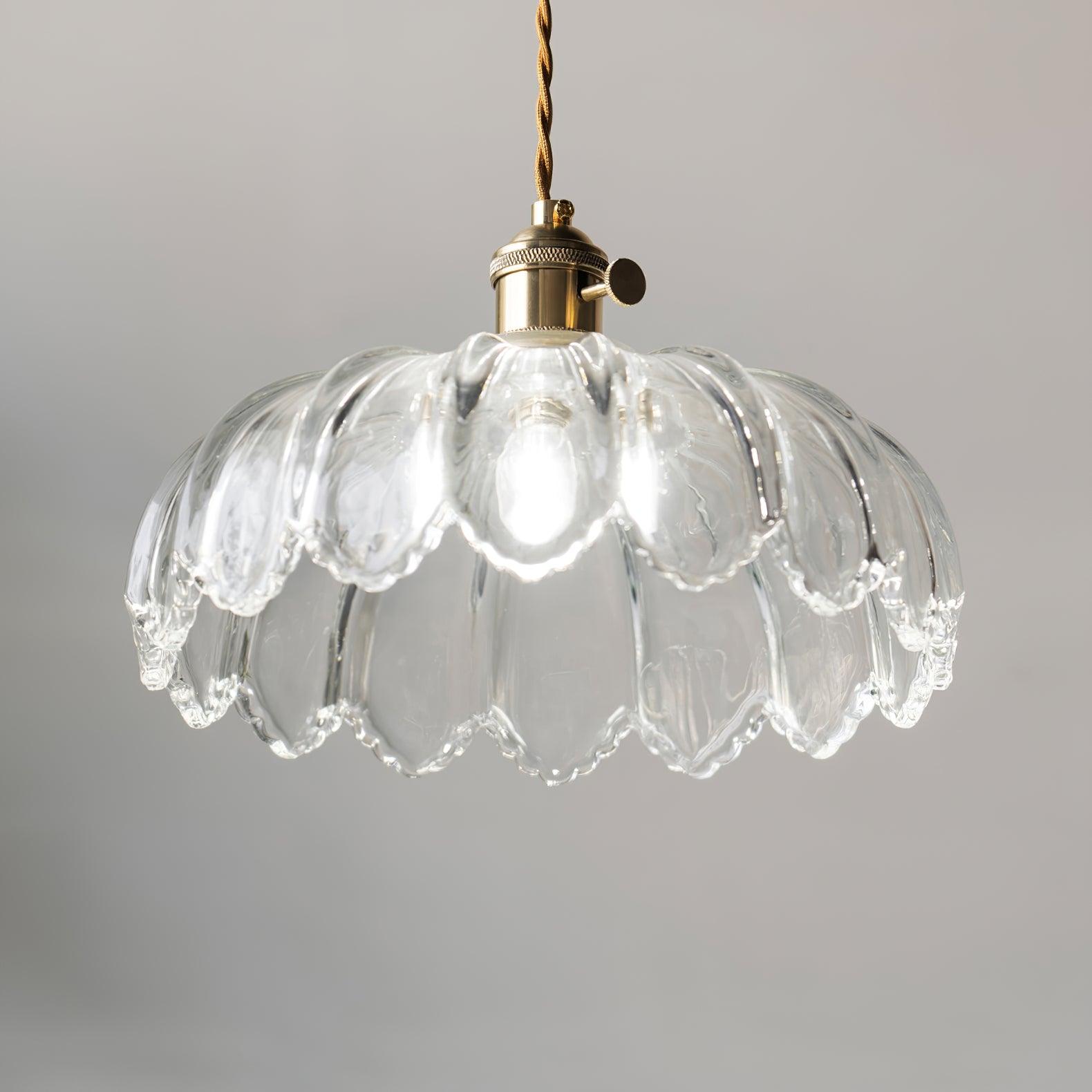 Limea Green Glass Flower Pendant Light - Neutralighting