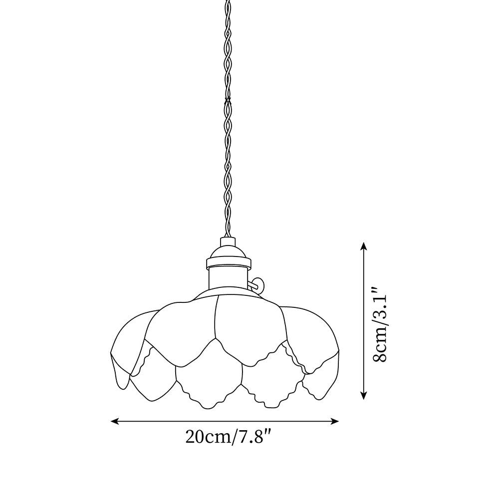 Limea Green Glass Flower Pendant Light - Neutralighting