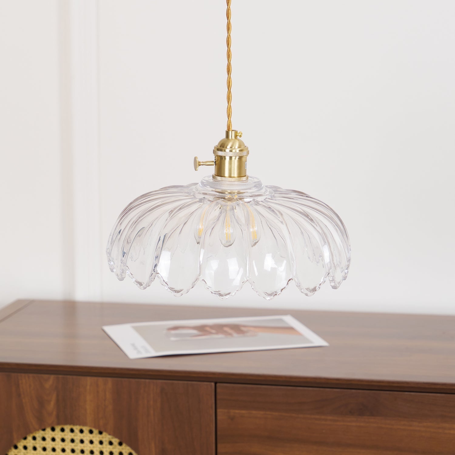 Limea Green Glass Flower Pendant Light - Neutralighting