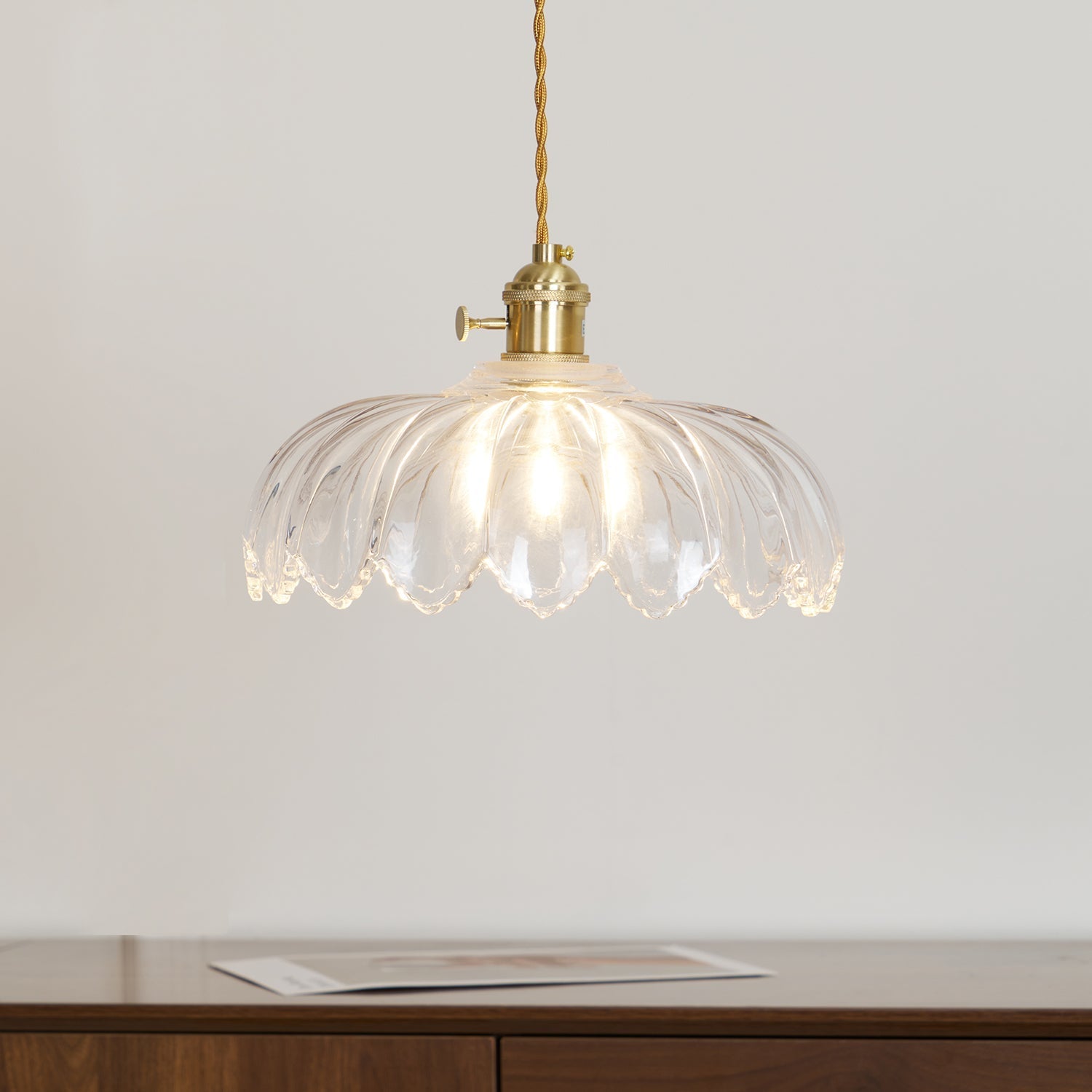 Limea Green Glass Flower Pendant Light - Neutralighting