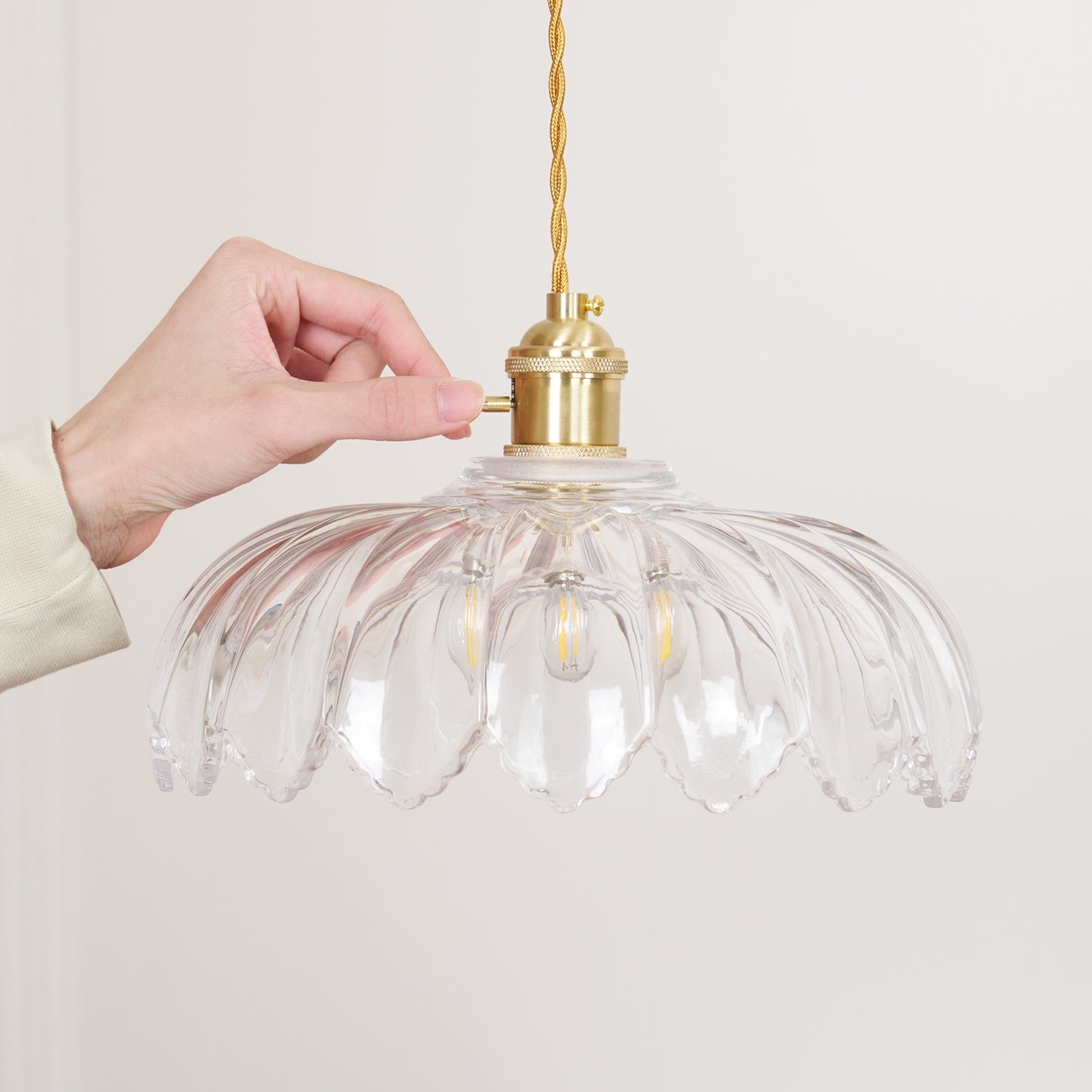 Limea Green Glass Flower Pendant Light - Neutralighting