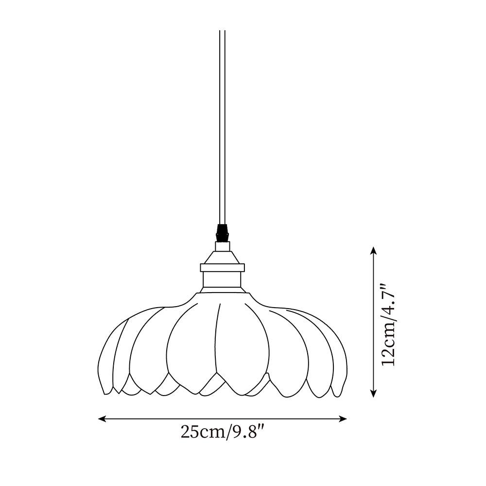 Limea Green Glass Flower Pendant Light - Neutralighting
