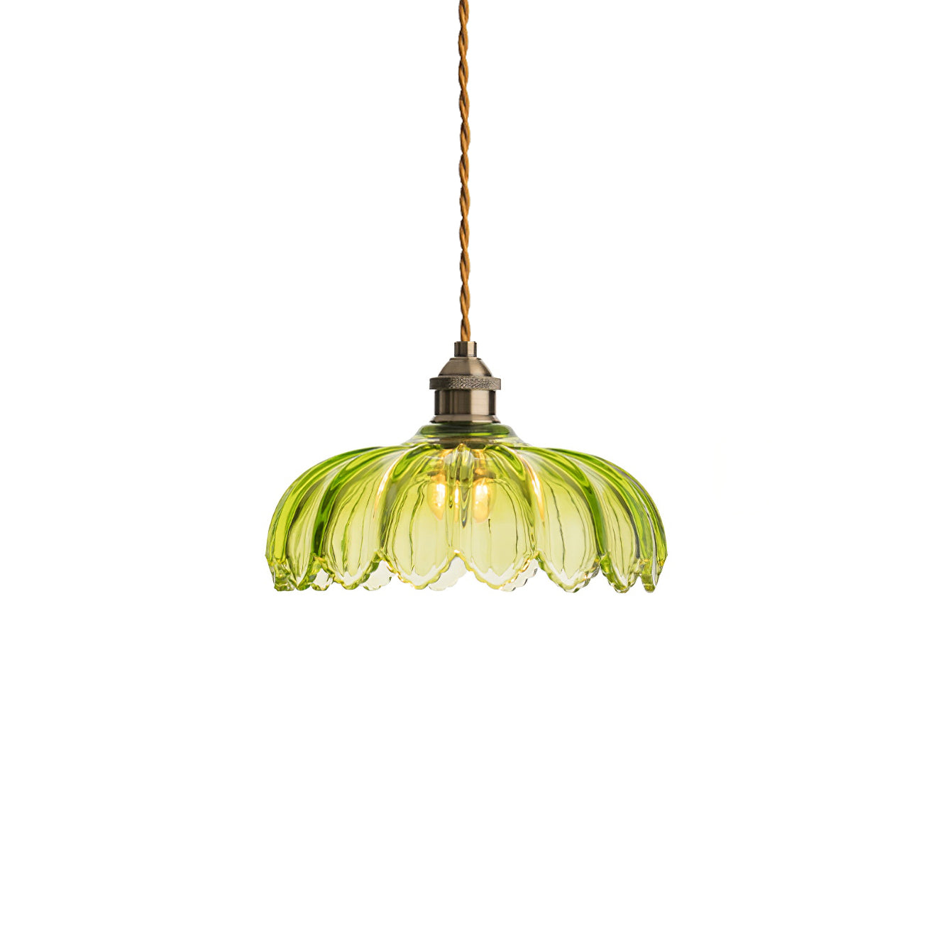 Limea Green Glass Flower Pendant Light - Neutralighting