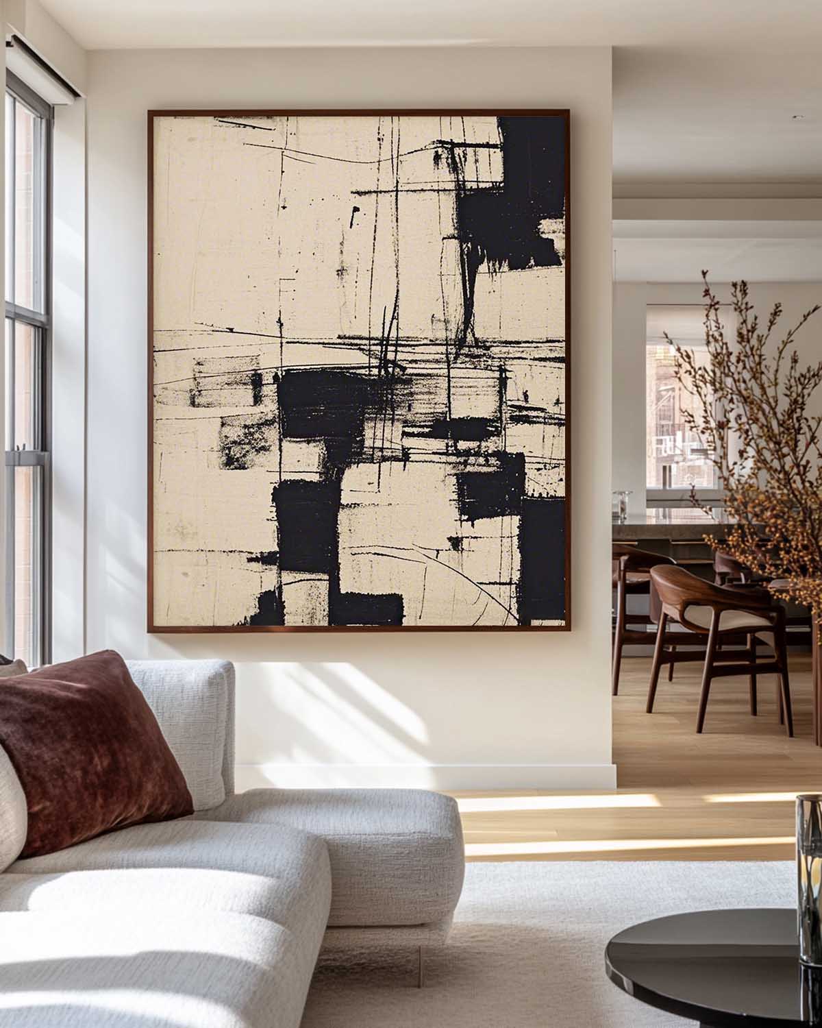 Modern Minimalist Painting ABAV569 - Neutralighting