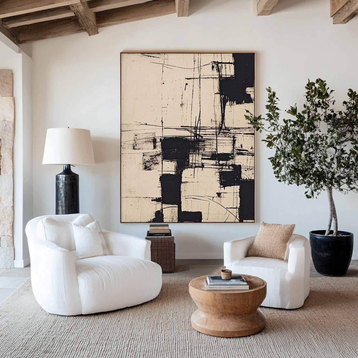 Modern Minimalist Painting ABAV569 - Neutralighting