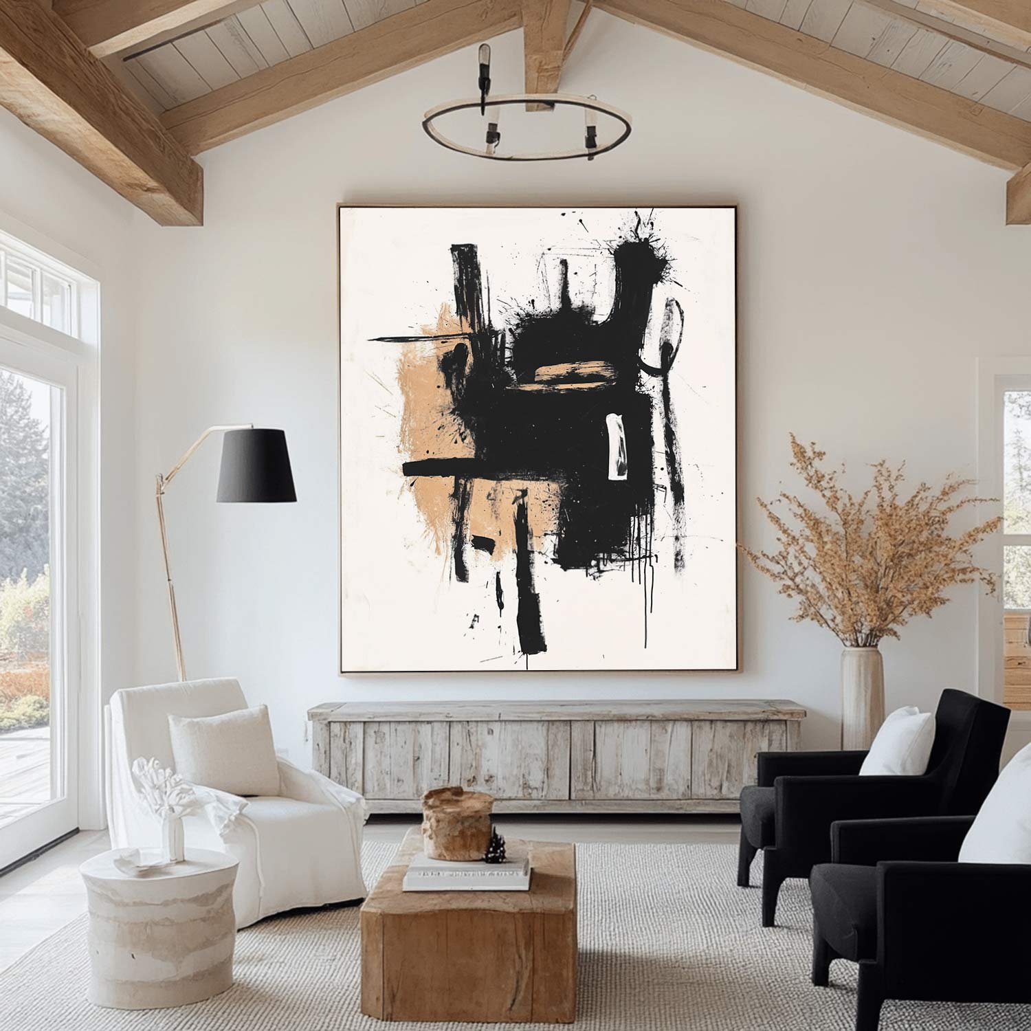 Modern Minimalist Painting ABAV557 - Neutralighting