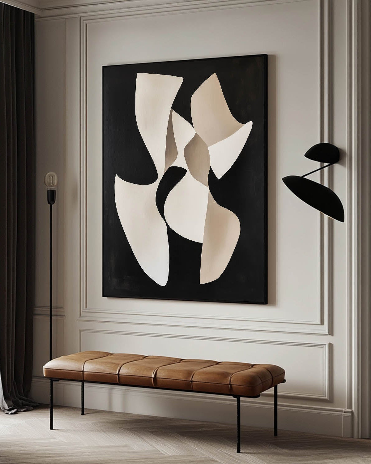 Modern Minimalist Painting ABAV553 - Neutralighting