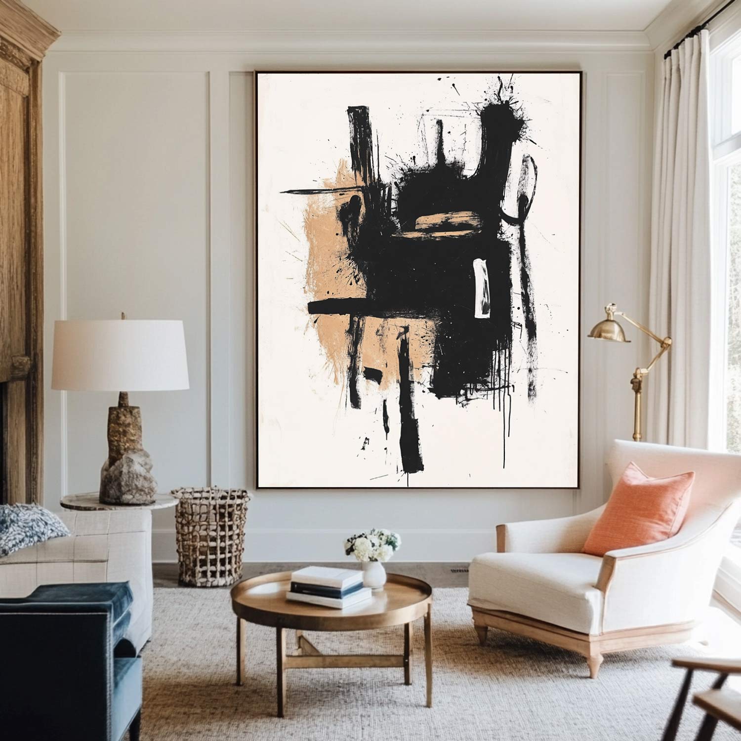 Modern Minimalist Painting ABAV557 - Neutralighting