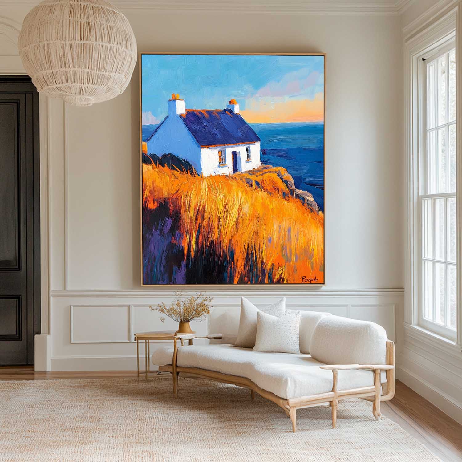 Modern Landscape Painting ABAV559 - Neutralighting