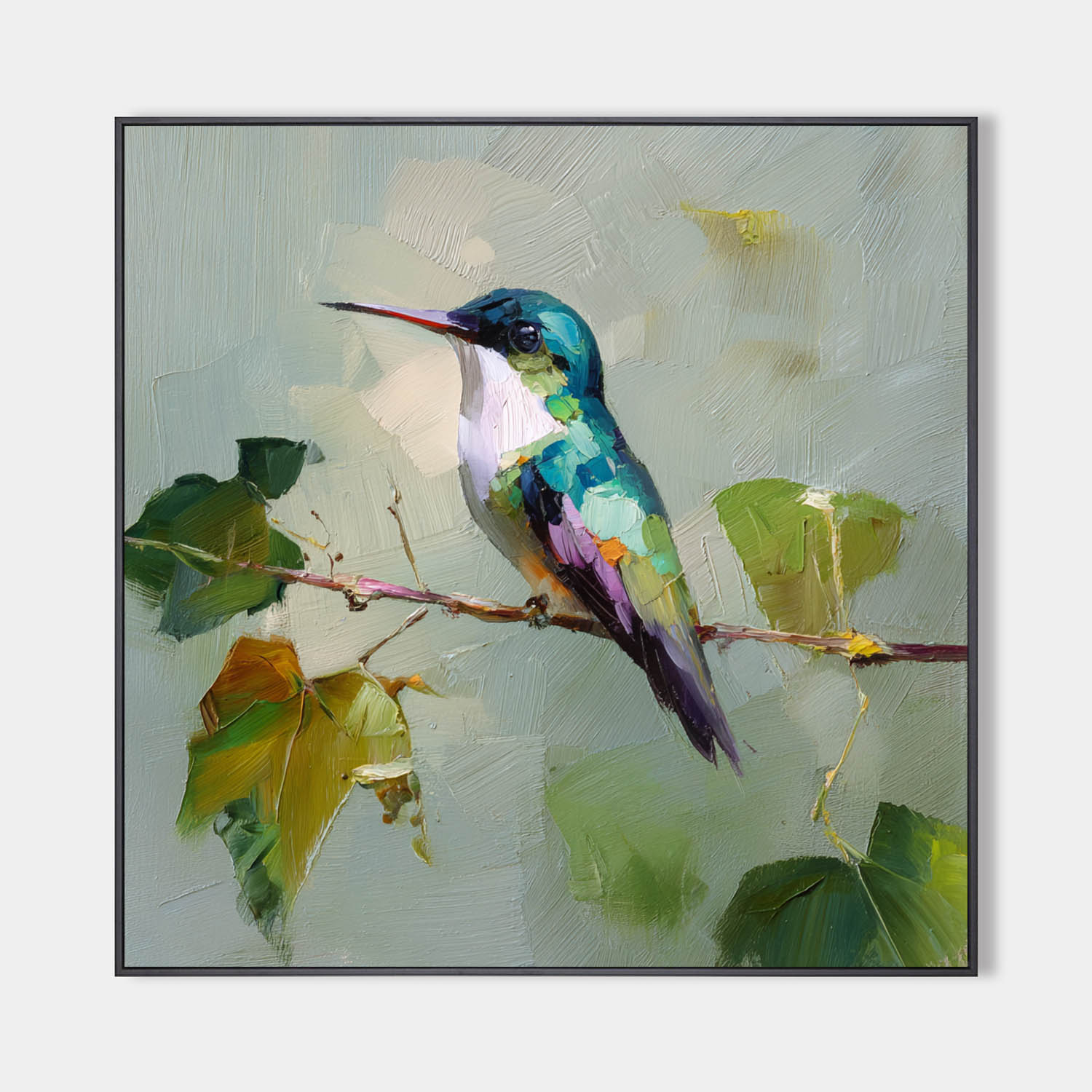 Modern Hummingbird Art ABAS320 - Neutralighting