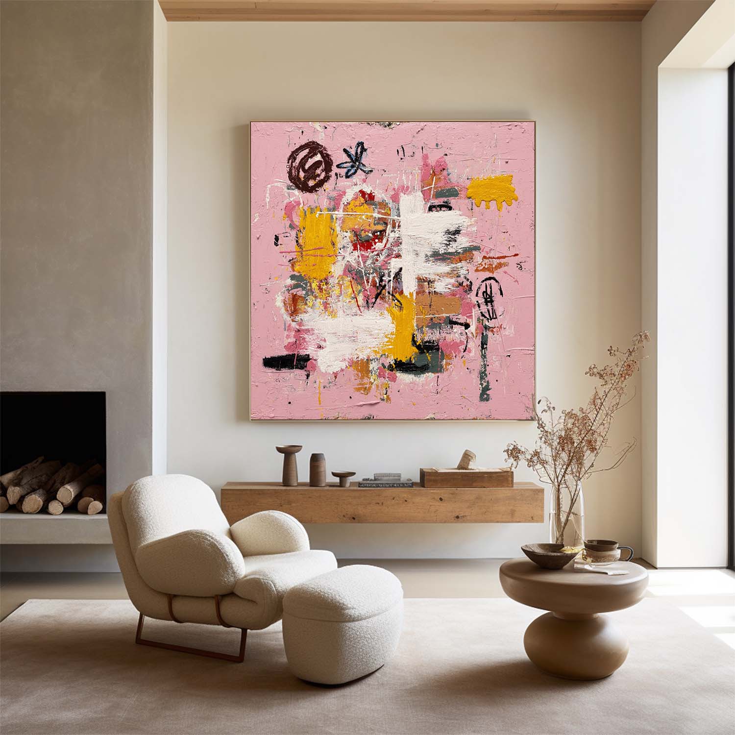 Modern Abstract Painting ABAS291 - Neutralighting