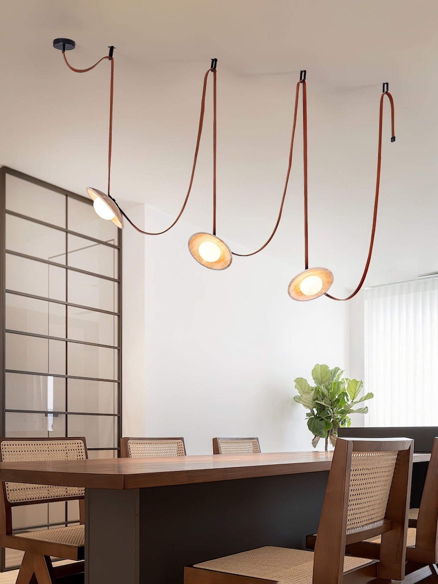 Ulsoryra Organic Travertine Pendant Light Cluster - Neutralighting