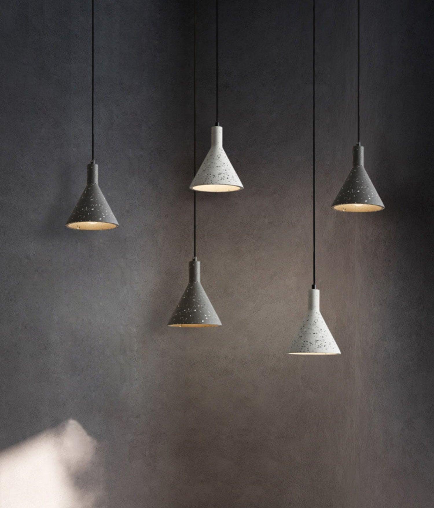 Aurshaor Minimalist Cement Pendant Light - Neutralighting