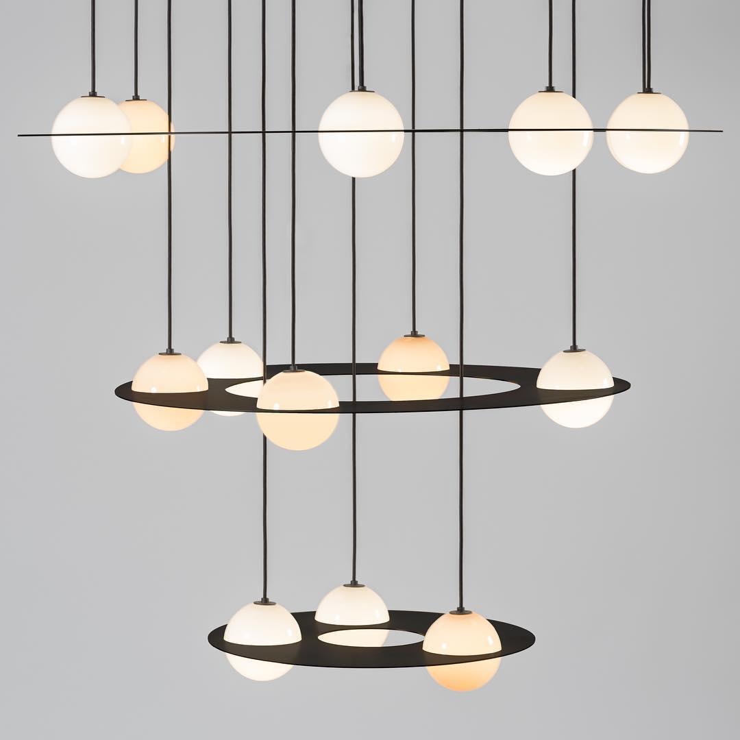 Selan Black Glass Pendant Lamp - Neutralighting