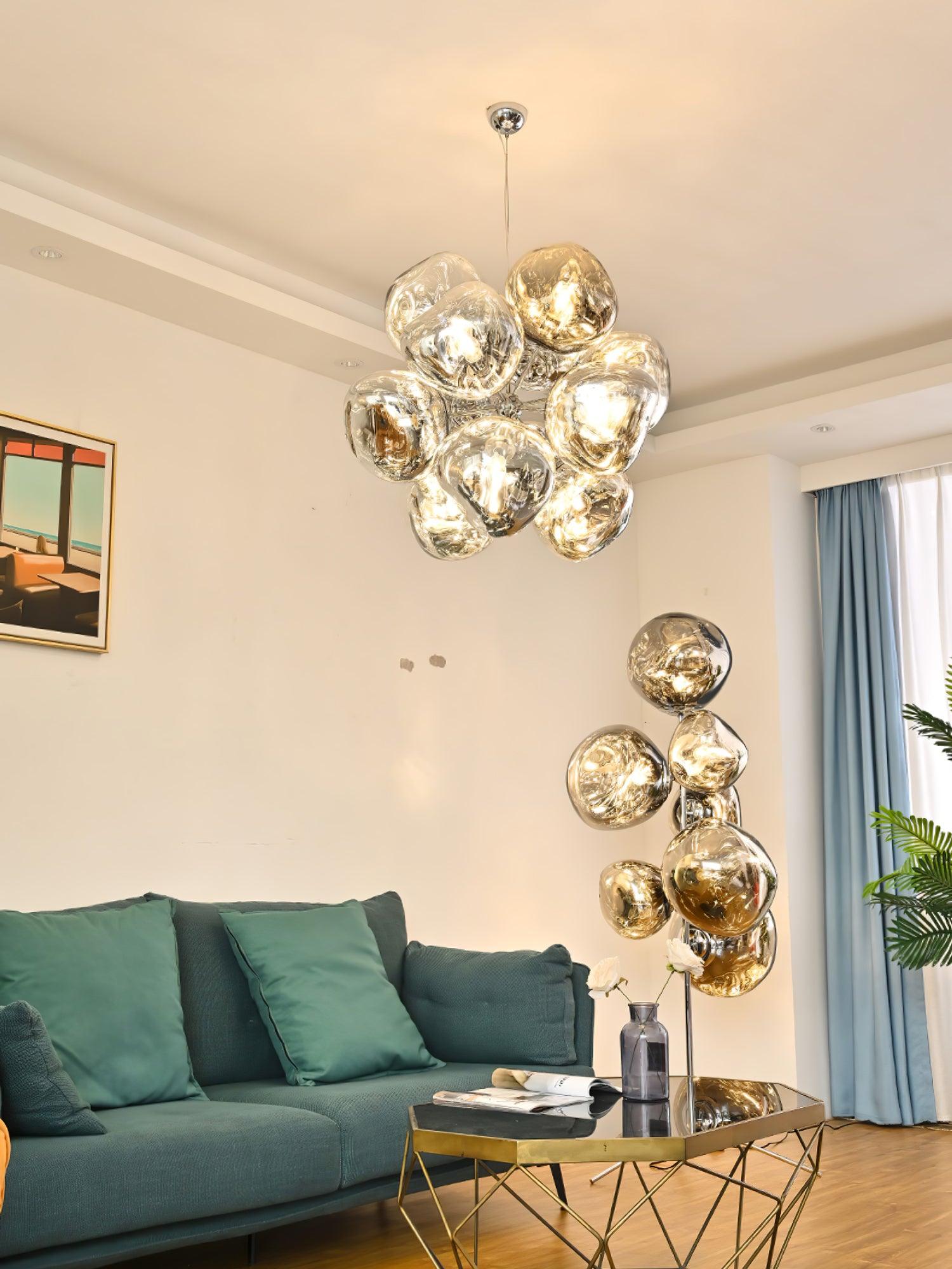 Esola Cluster Glass Pendant Light - Neutralighting