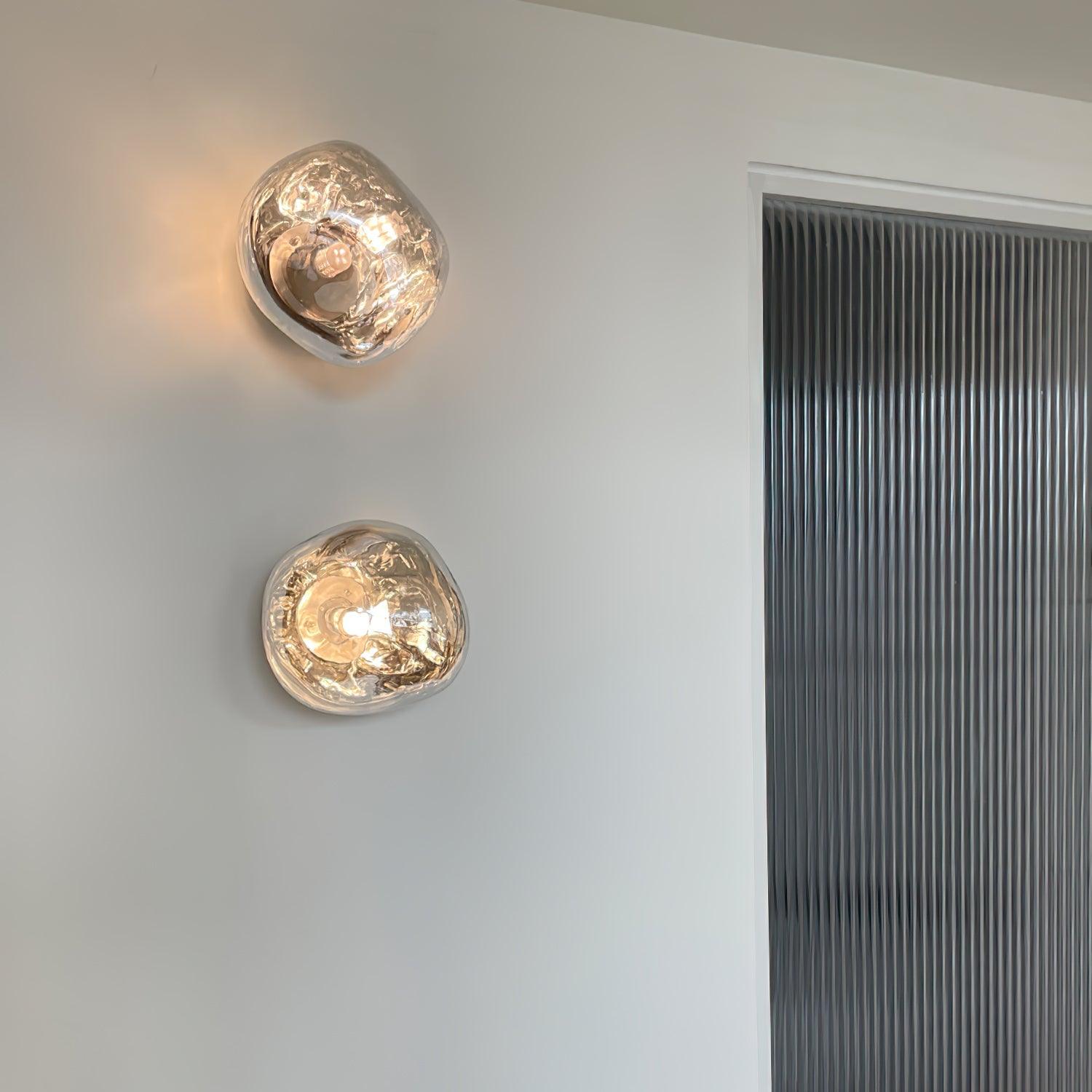 Auden Amber Glass Wall Lamp - Neutralighting