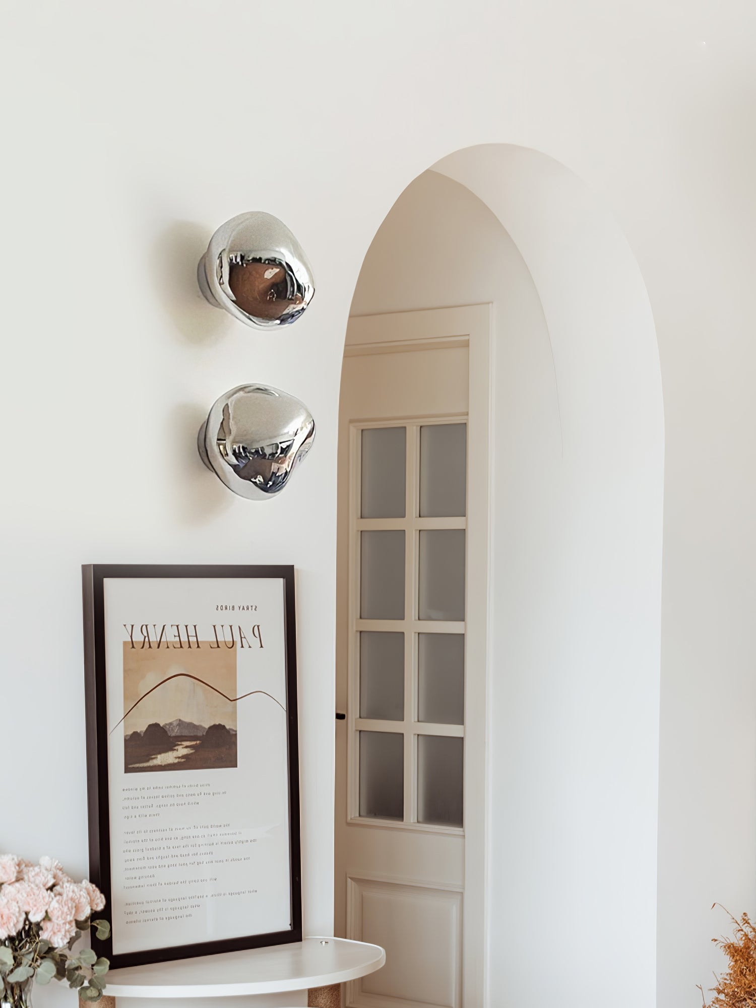 Auden Amber Glass Wall Lamp - Neutralighting