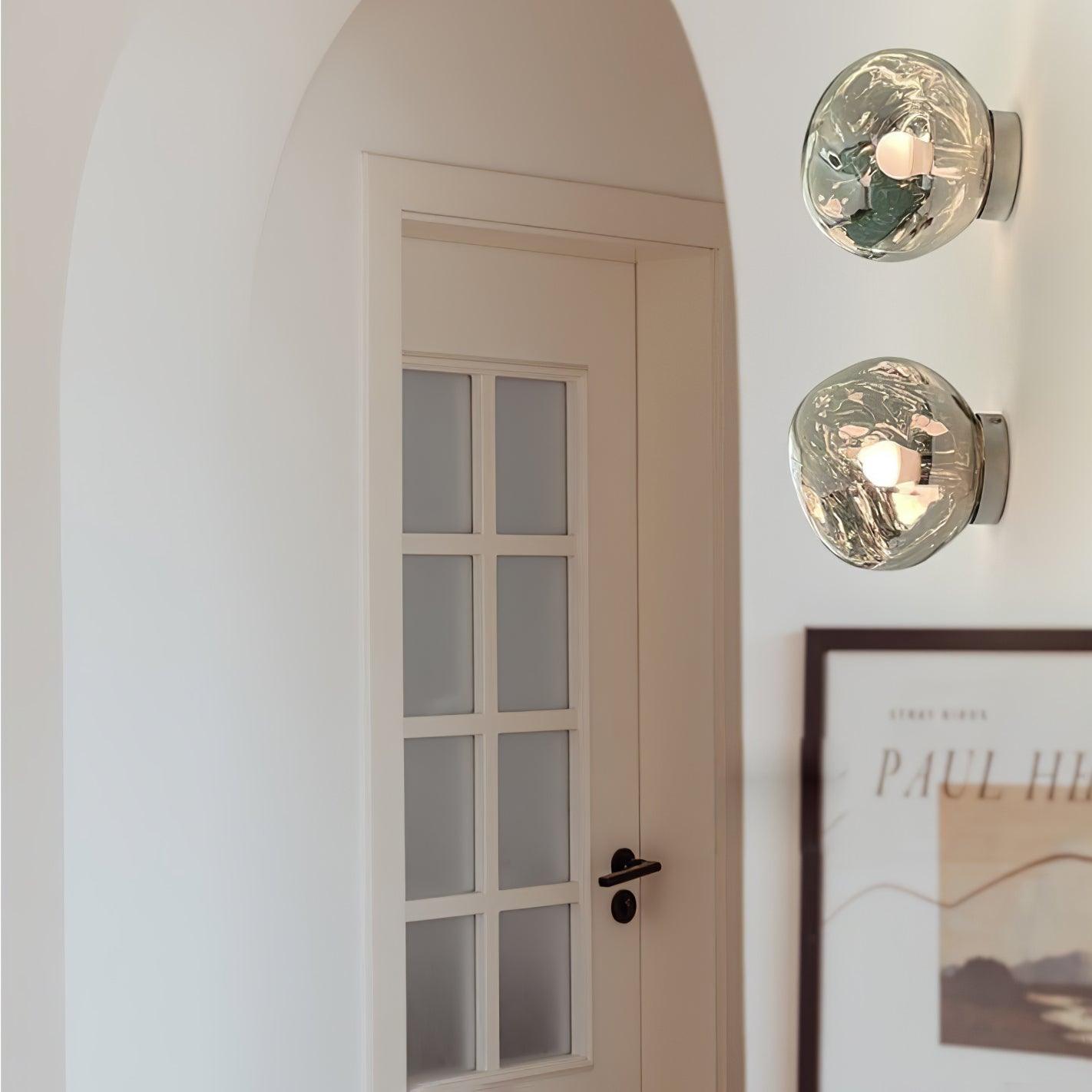 Auden Amber Glass Wall Lamp - Neutralighting