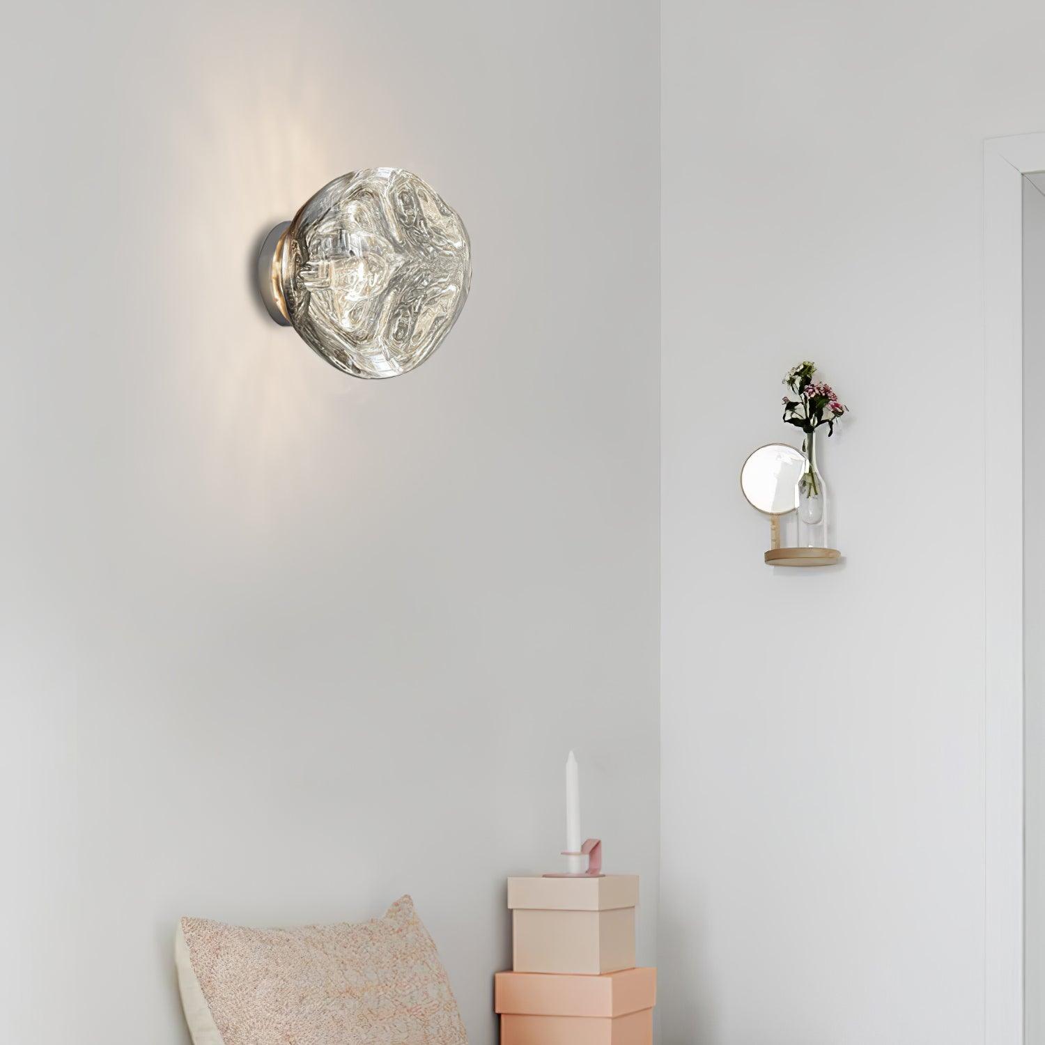 Auden Amber Glass Wall Lamp - Neutralighting