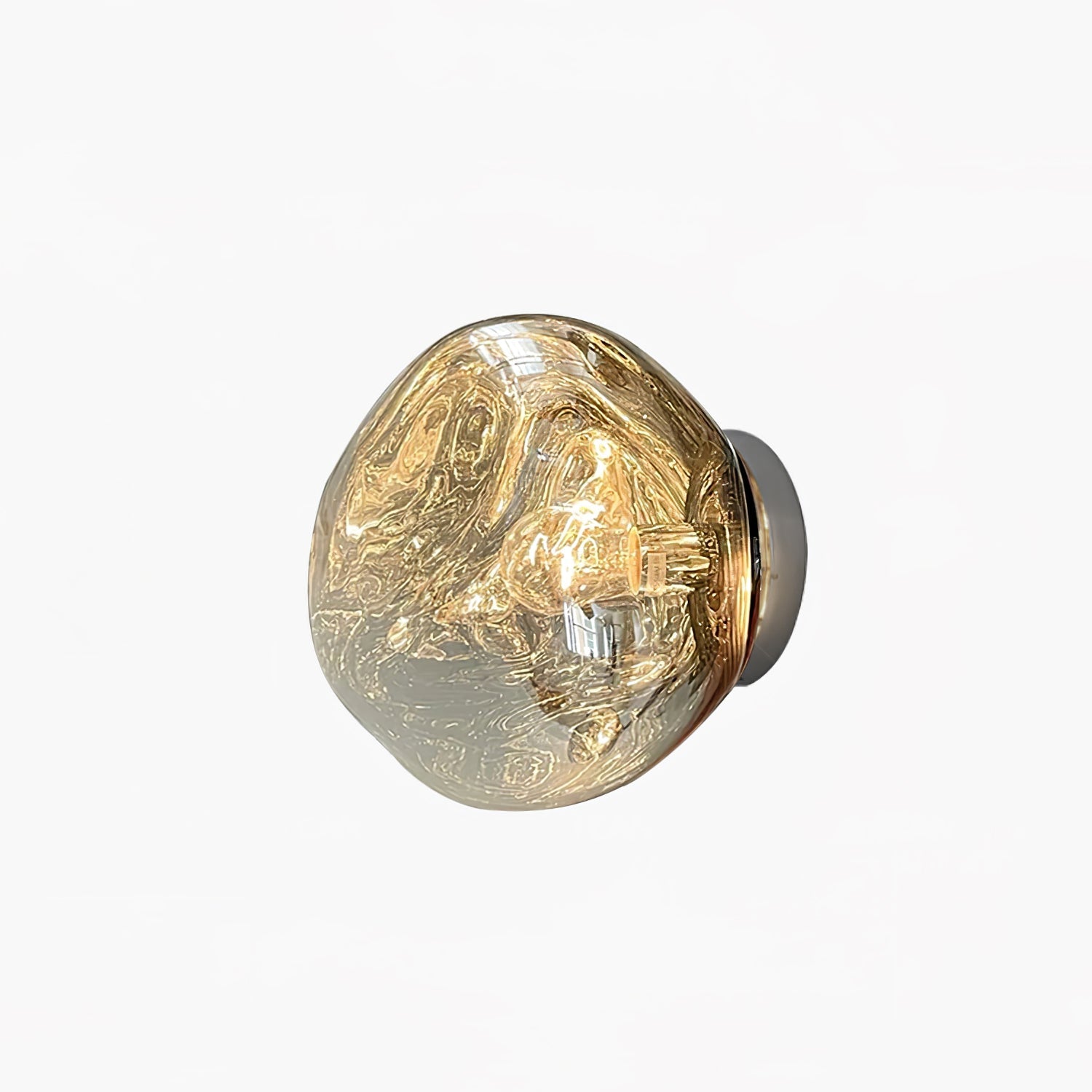 Auden Amber Glass Wall Lamp - Neutralighting