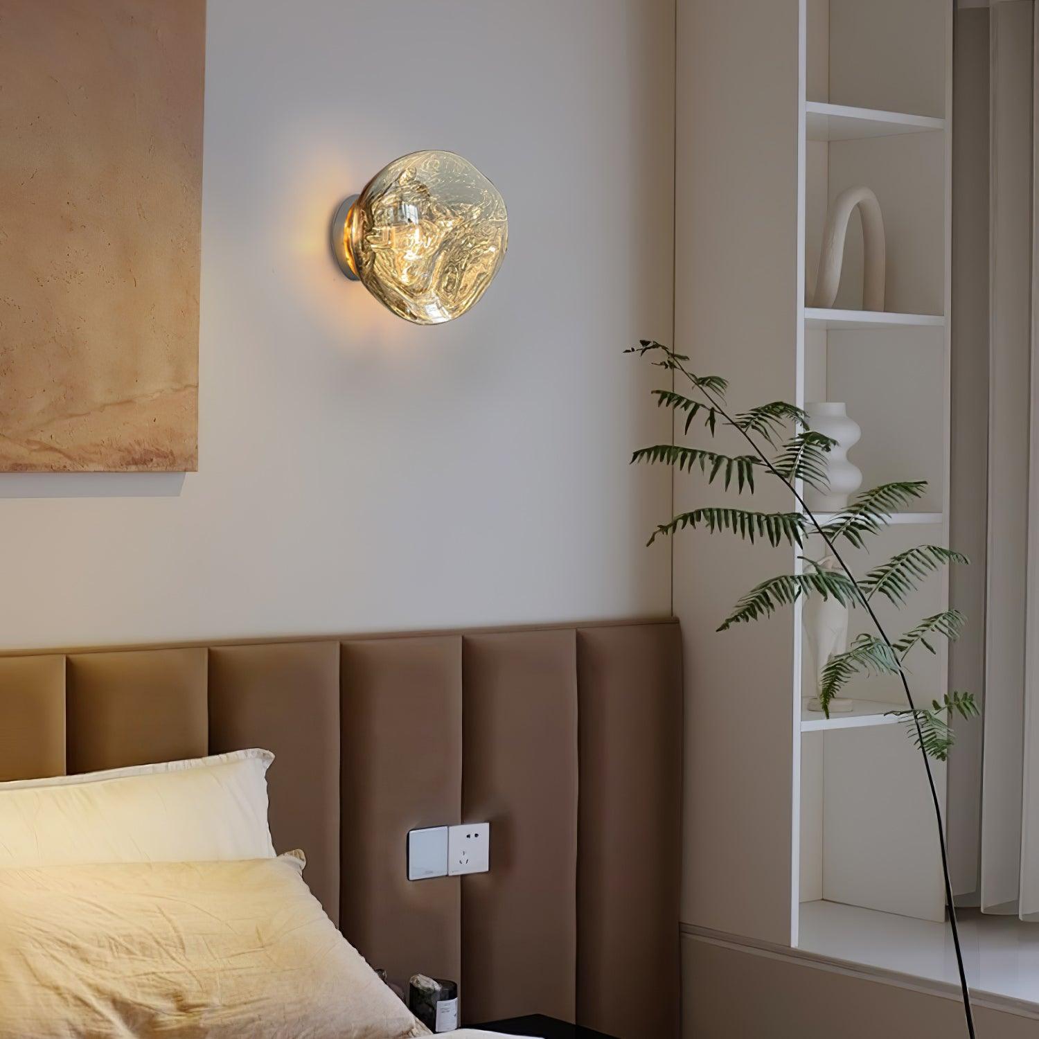 Auden Amber Glass Wall Lamp - Neutralighting